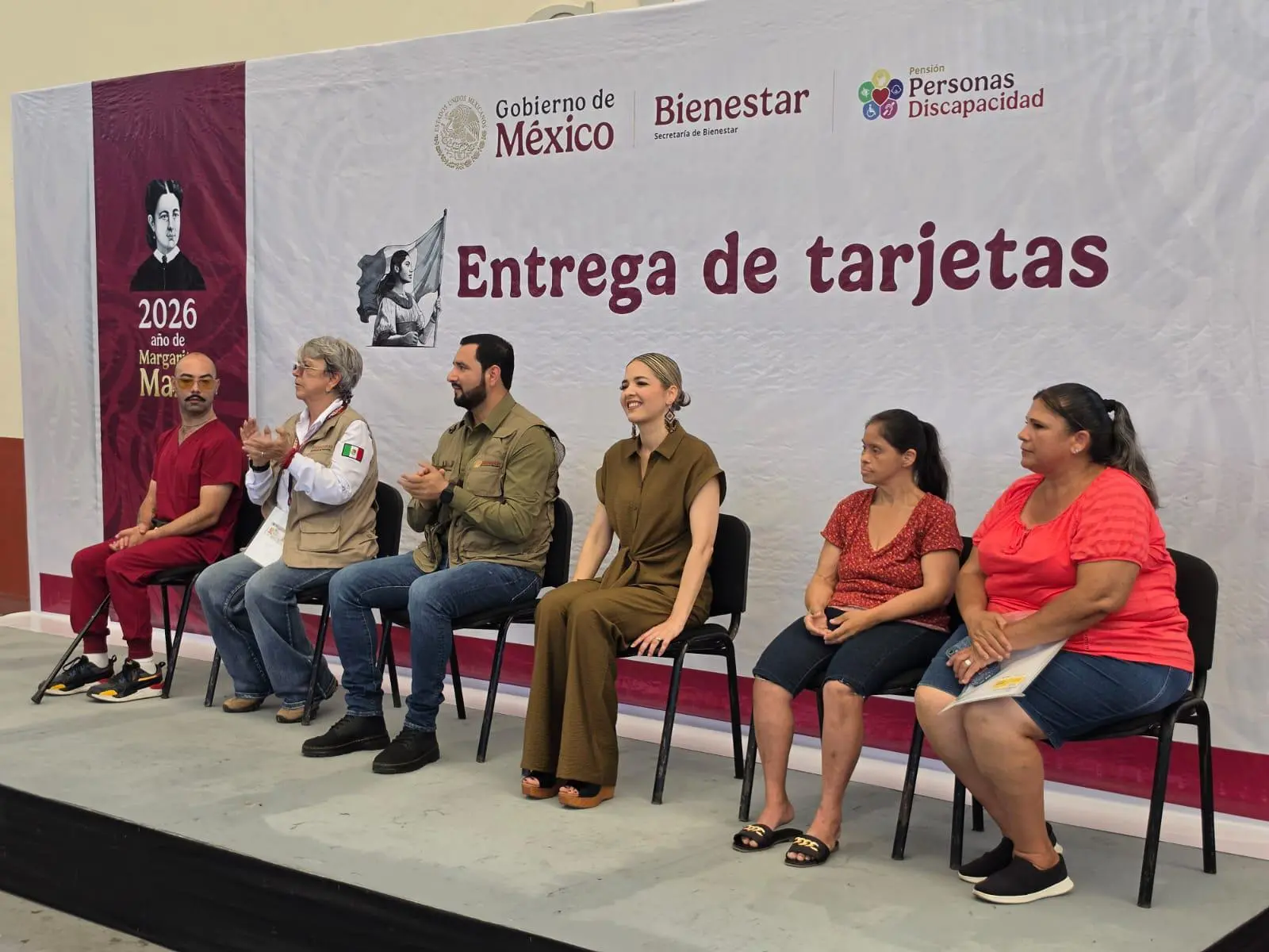 $!Entregan en Mazatlán 500 tarjetas de la Pensión del Bienestar de las Personas con Discapacidad Permanente