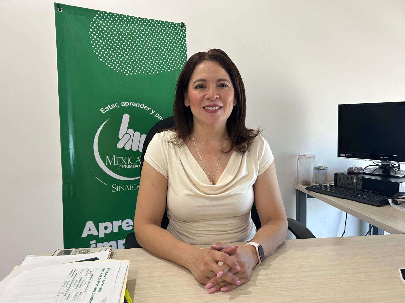 $!Nuria González Elizalde, directora general de Mexicanos Primero Sinaloa.