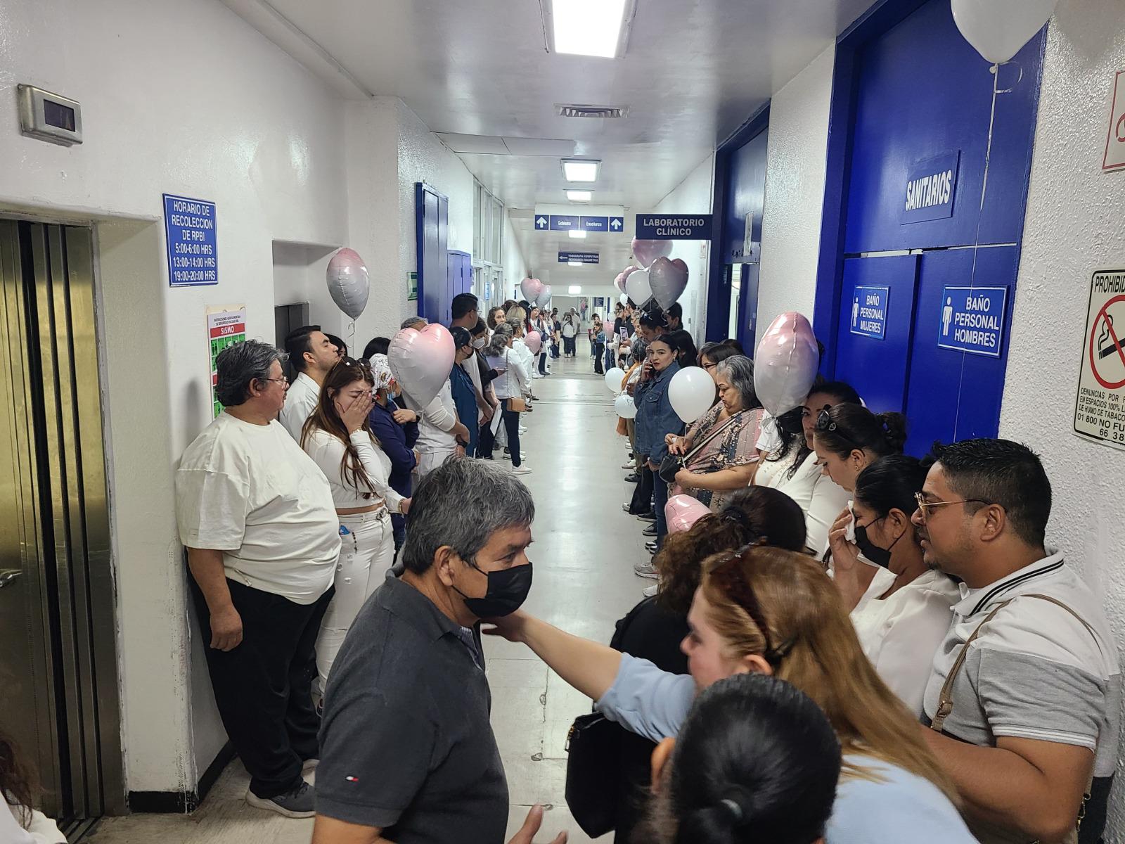 $!Brady Clarissa dona sus órganos y la despiden con honores en Hospital General de Culiacán