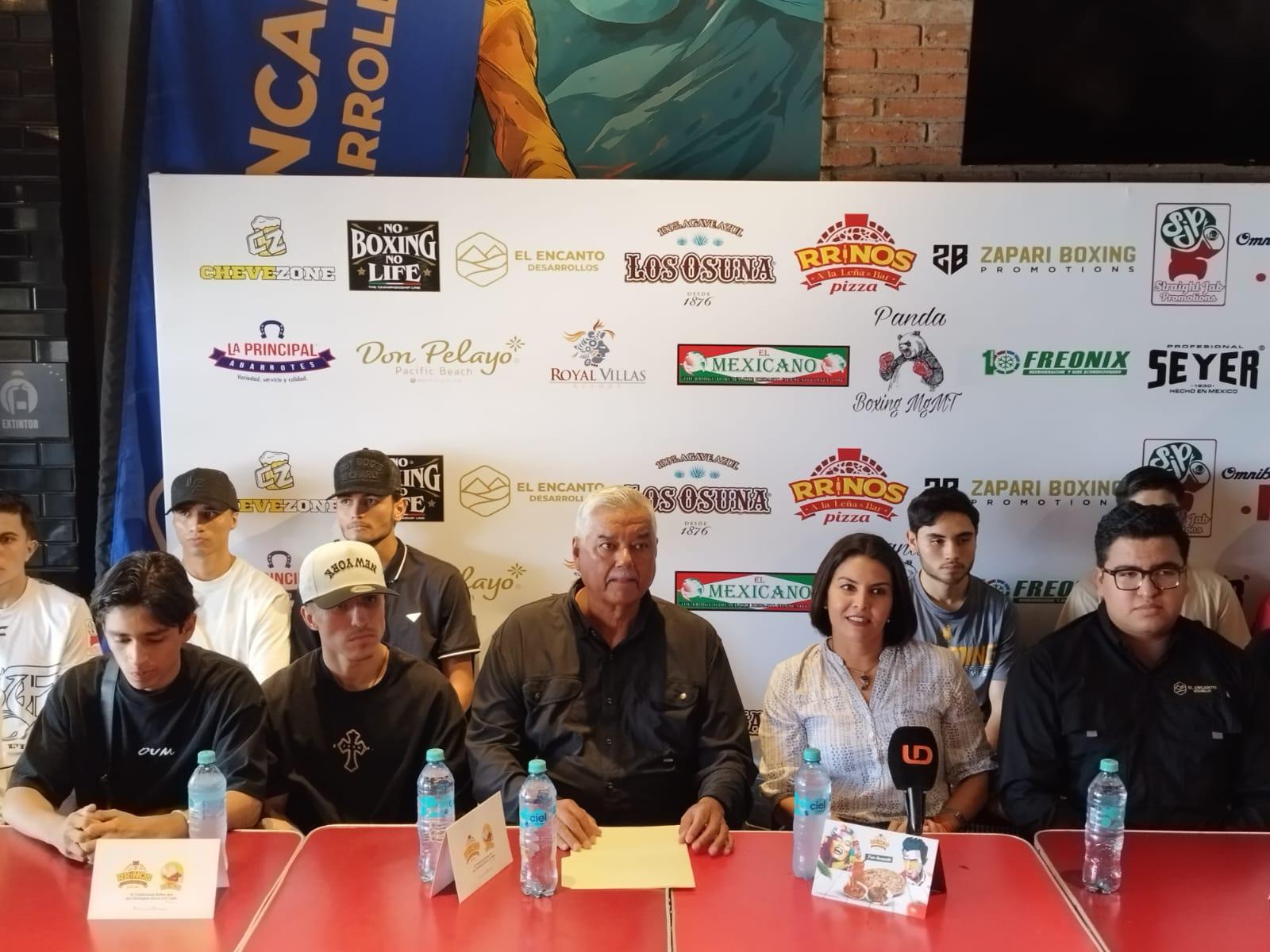 $!Oficializan cartelera de boxeo internacional ‘Guerra en el Ring’