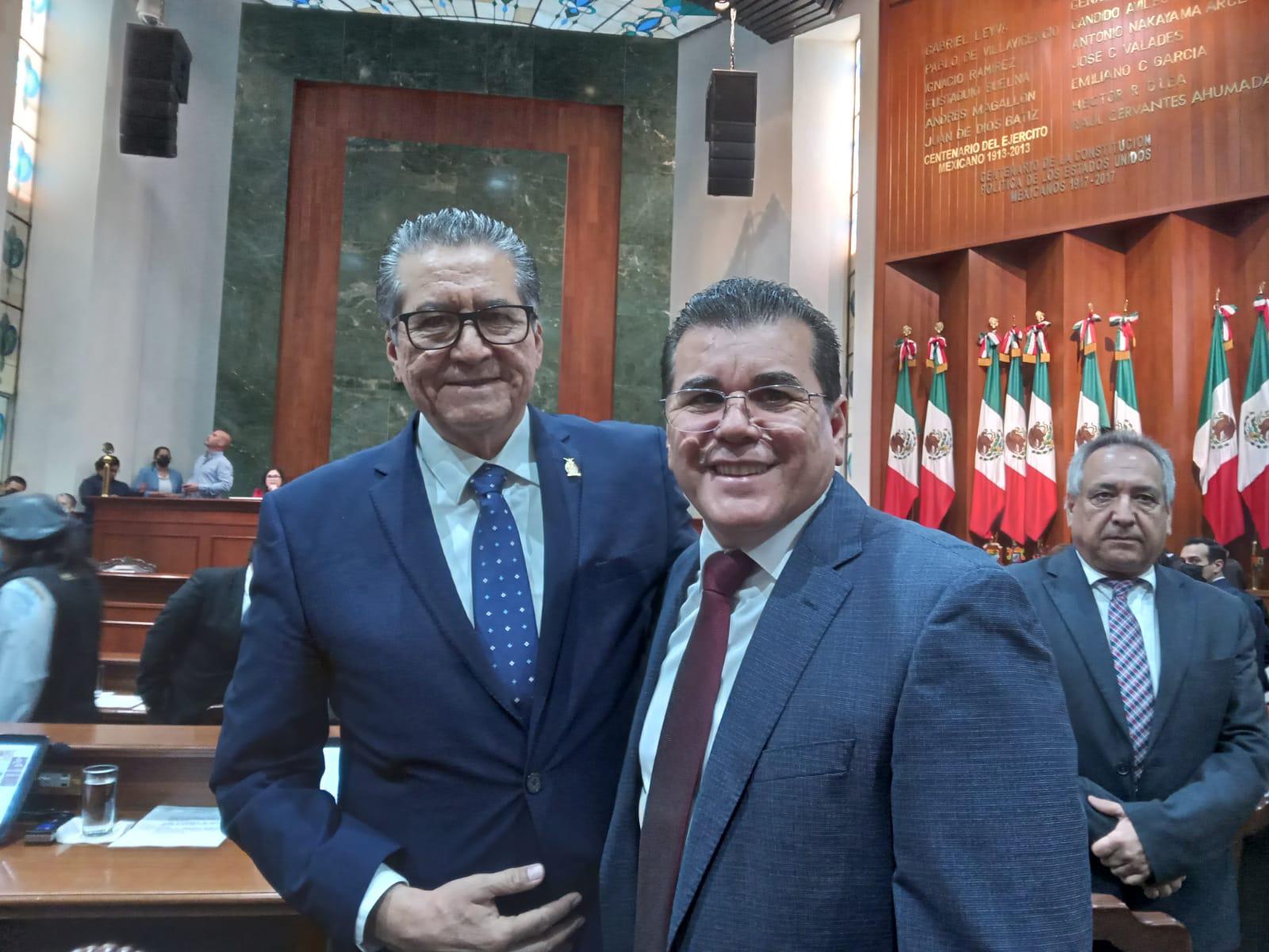 $!Felicito Castro junto a Édgar González.