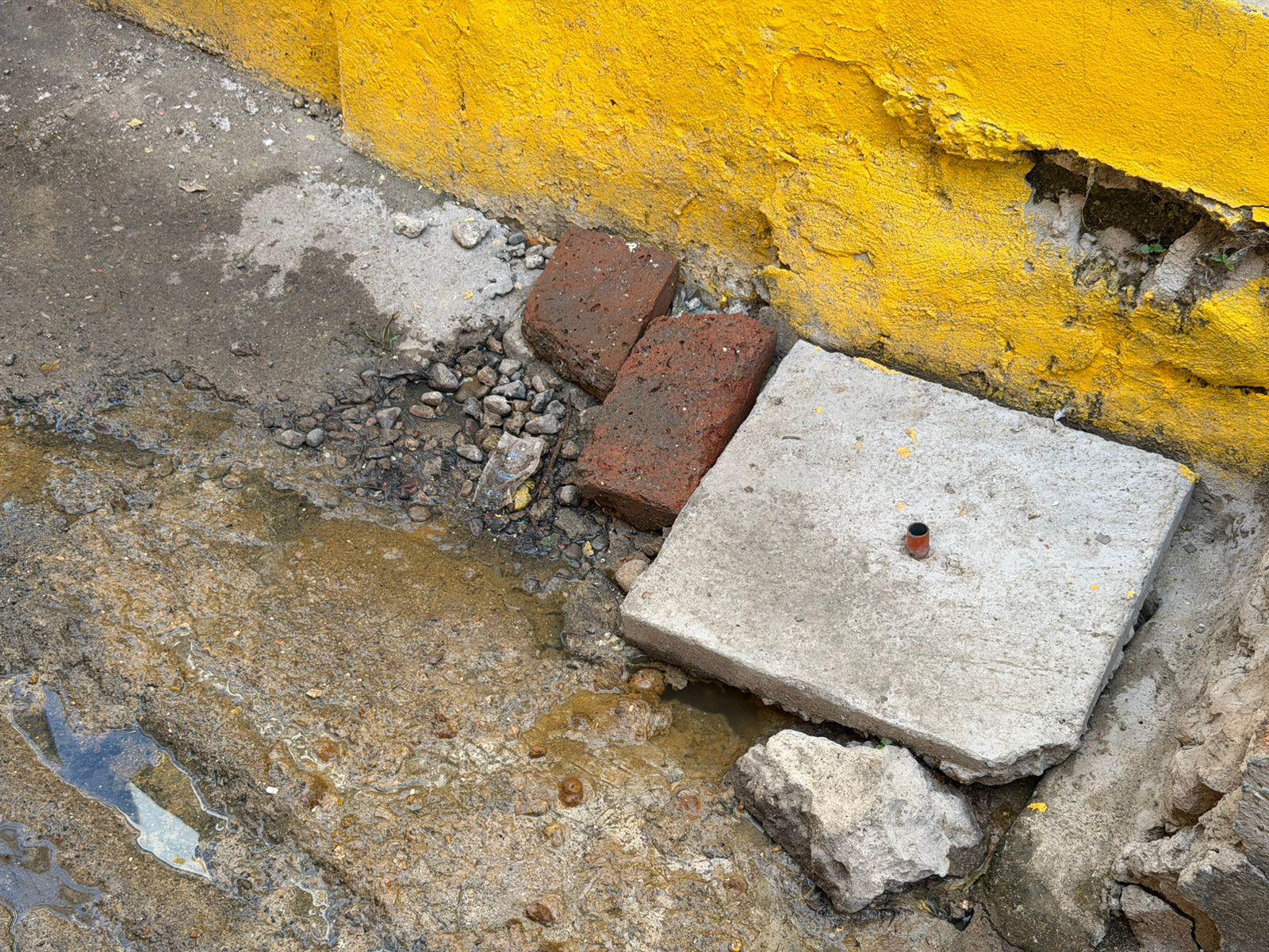 $!Vecinas del Centro denuncian fuga de aguas negras y omisión por las autoridades