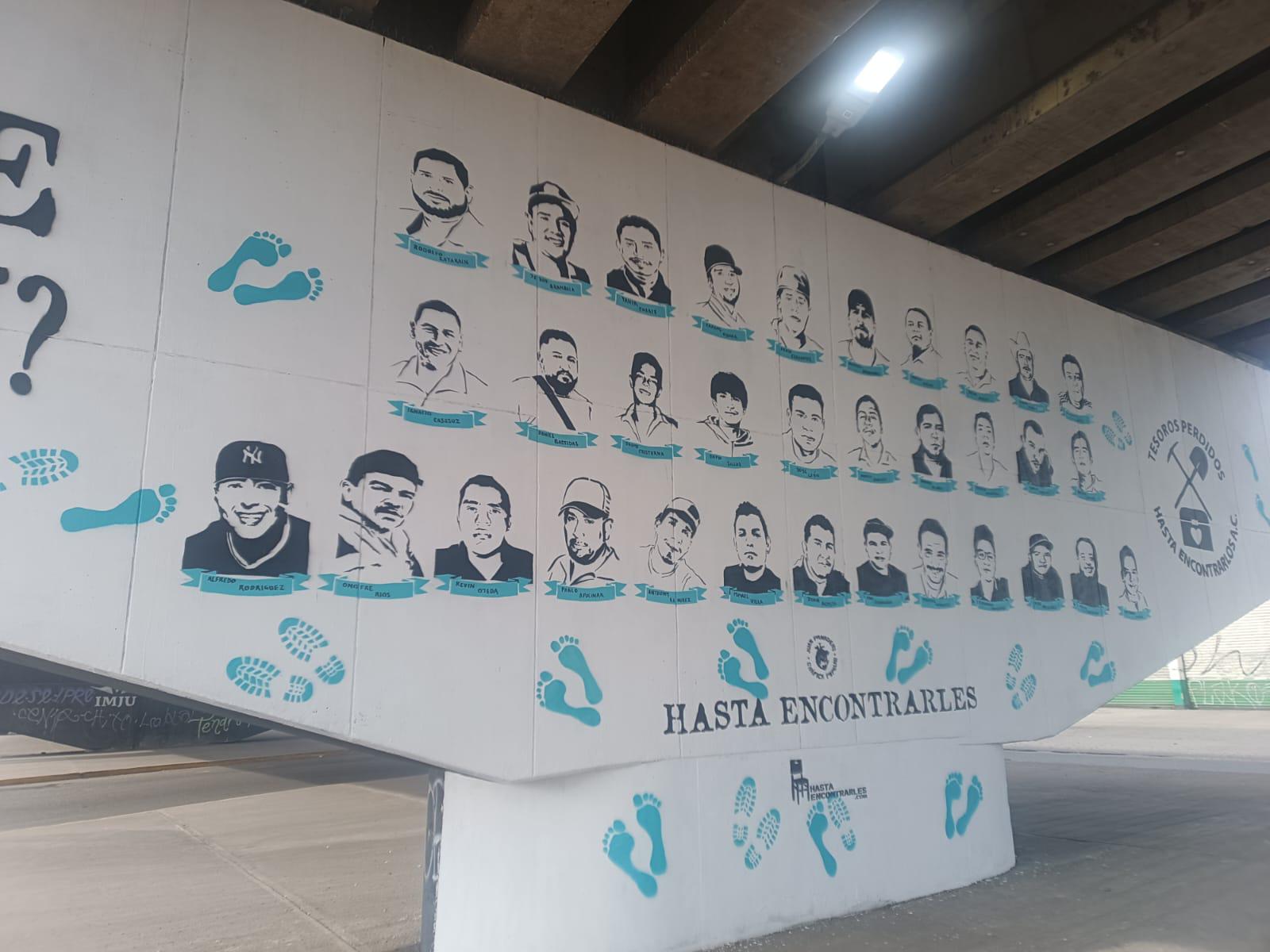 $!Plasma colectivo ‘Tesoros perdidos. Hasta encontrarlos’ nuevo mural en Mazatlán