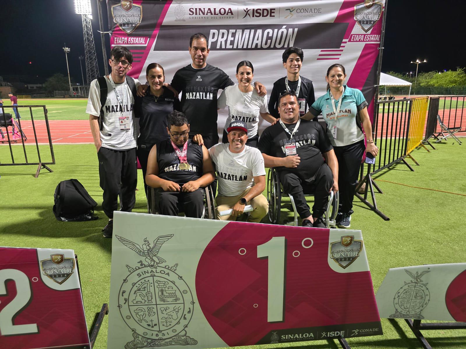 $!Mazatlán es tricampeón de la etapa estatal de los Paranacionales Conade