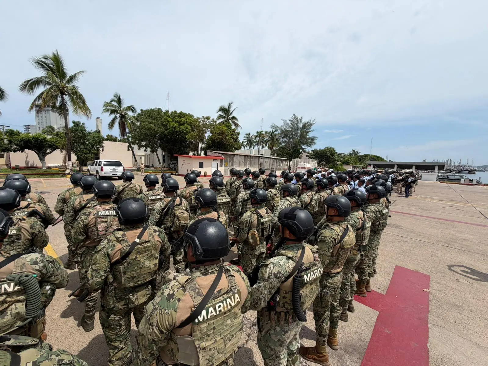 $!Marina despliega más de mil 700 elementos para reforzar la seguridad en Mazatlán