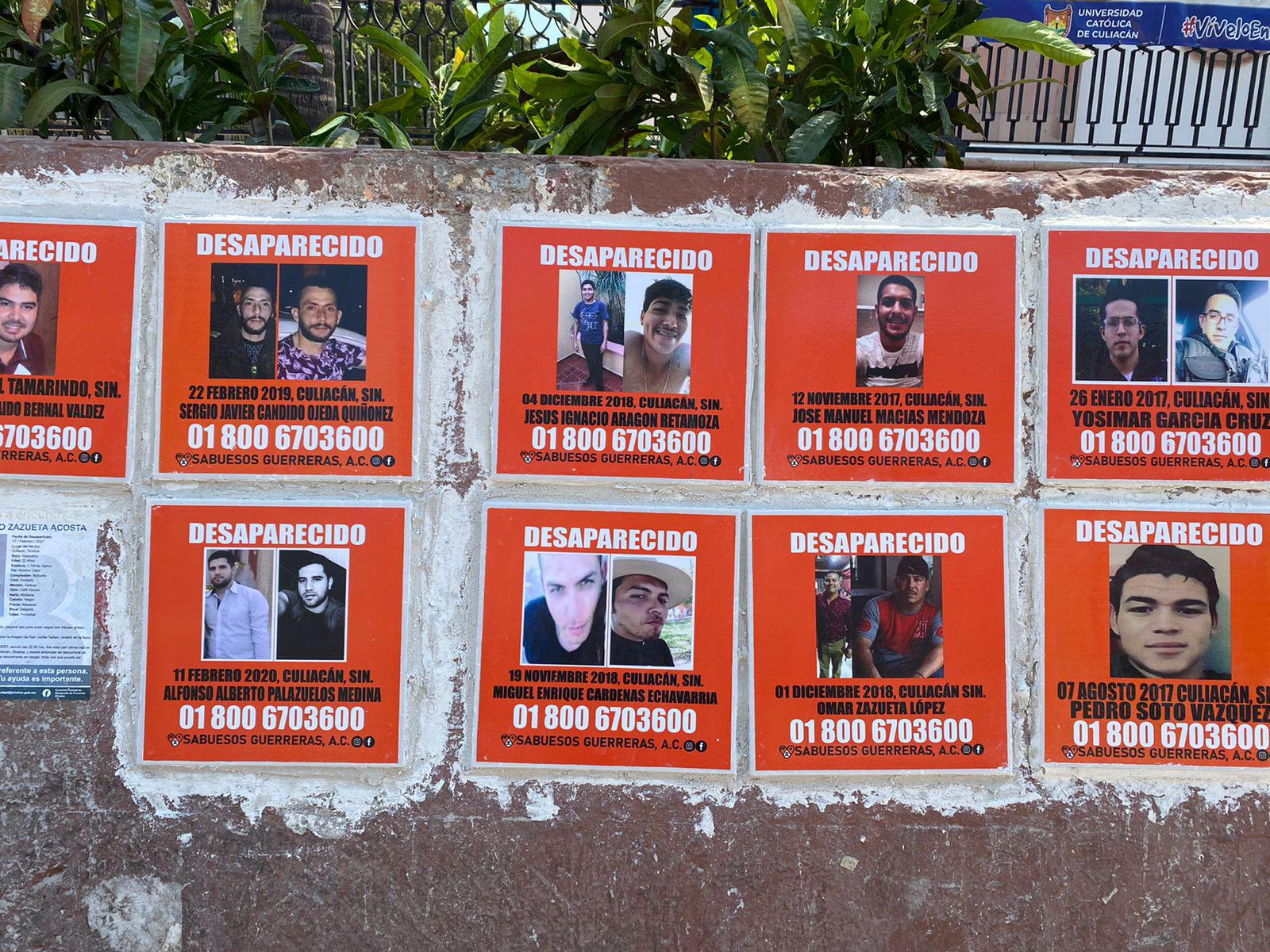 $!Sabuesos Guerreras realiza memorial en Catedral de Culiacán por víctimas de desaparición forzada