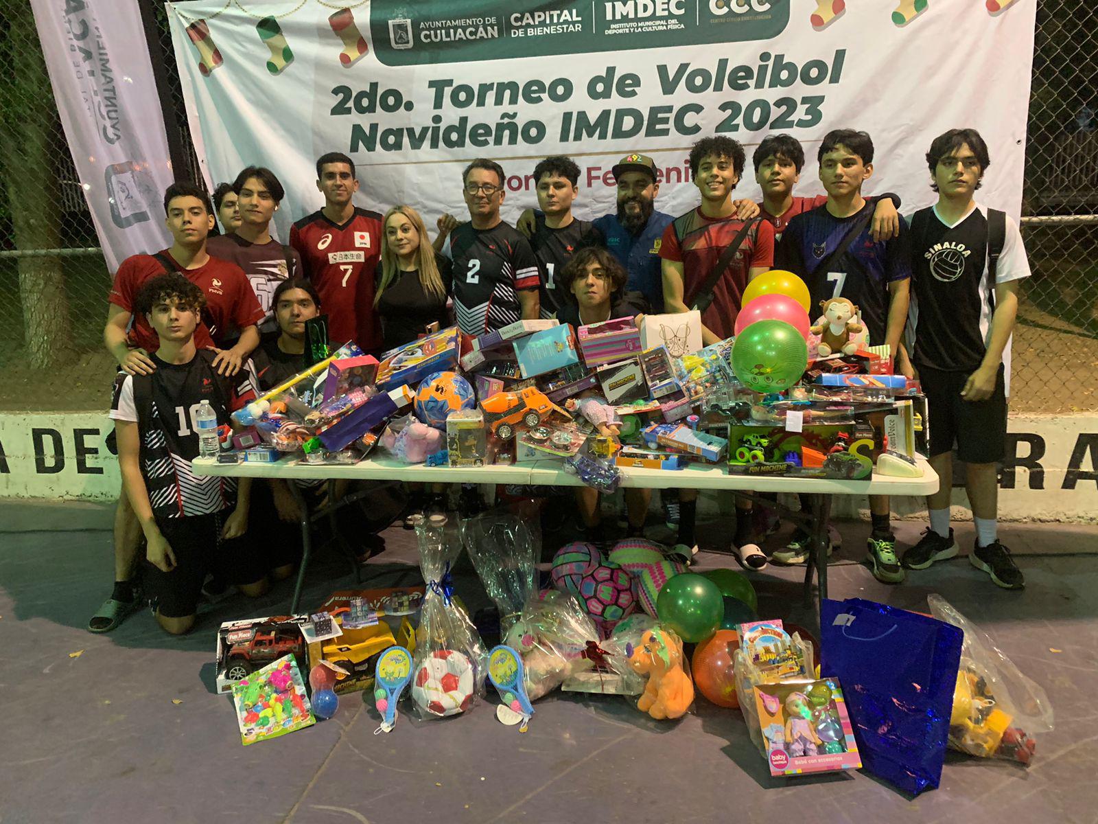 Todo un éxito segundo Torneo Navideño de Voleibol con Causa Imdec
