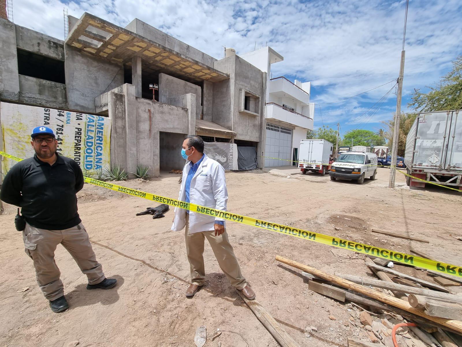 $!Muere velador tras caerse de escaleras en una construcción de Culiacán