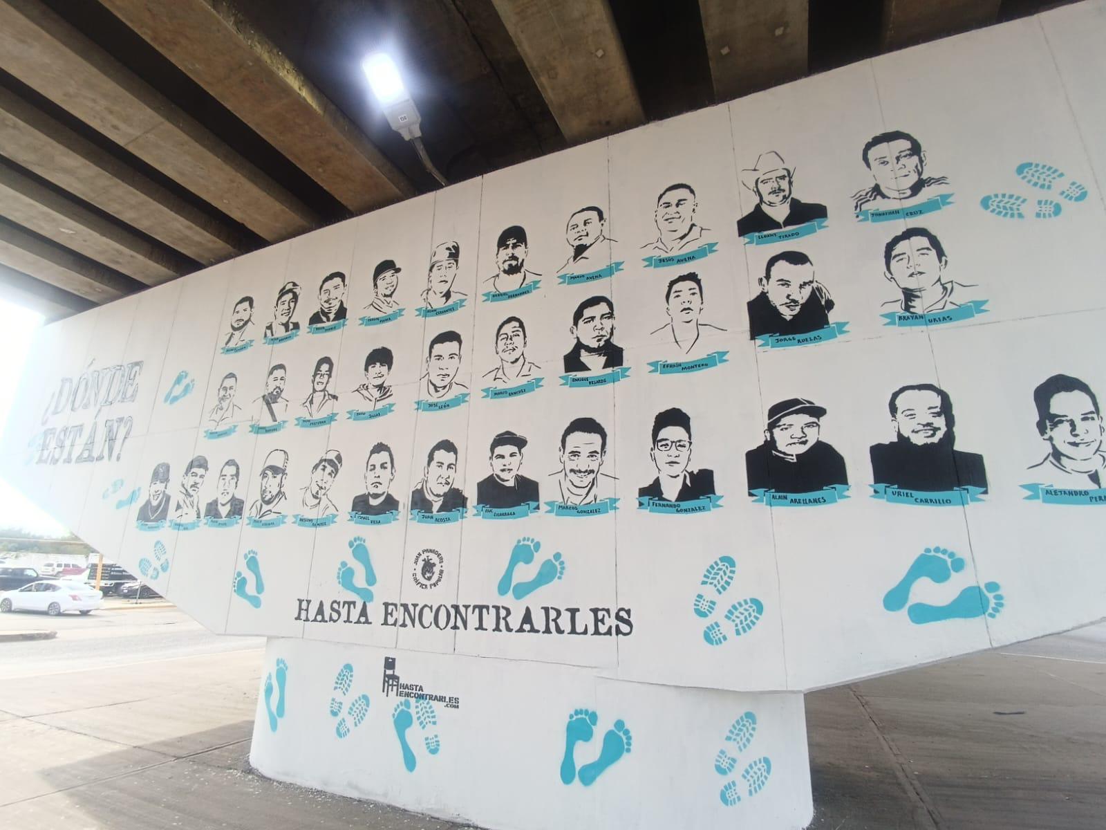 $!Plasma colectivo ‘Tesoros perdidos. Hasta encontrarlos’ nuevo mural en Mazatlán