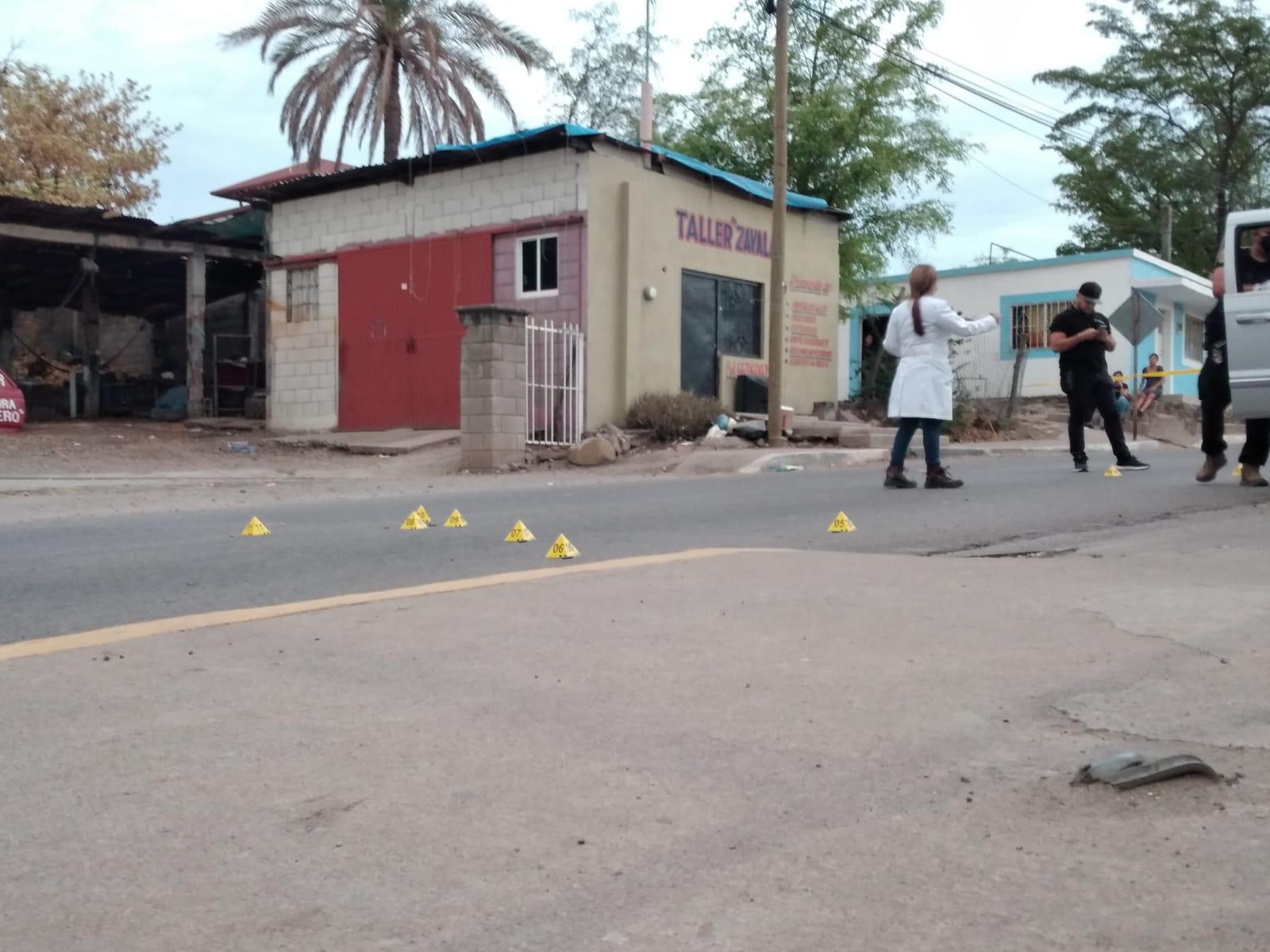 $!Un muerto y un herido deja atentado con ráfagas de R15 y “cuerno de chivo” en Pericos, Mocorito