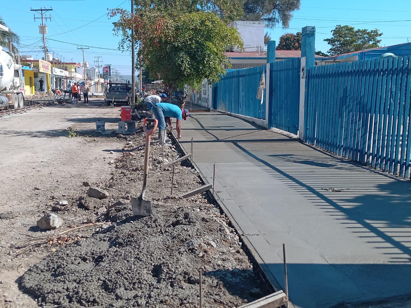 $!Concluirá en unos 10 días más rehabilitación de Avenida Insurgentes, en Mazatlán