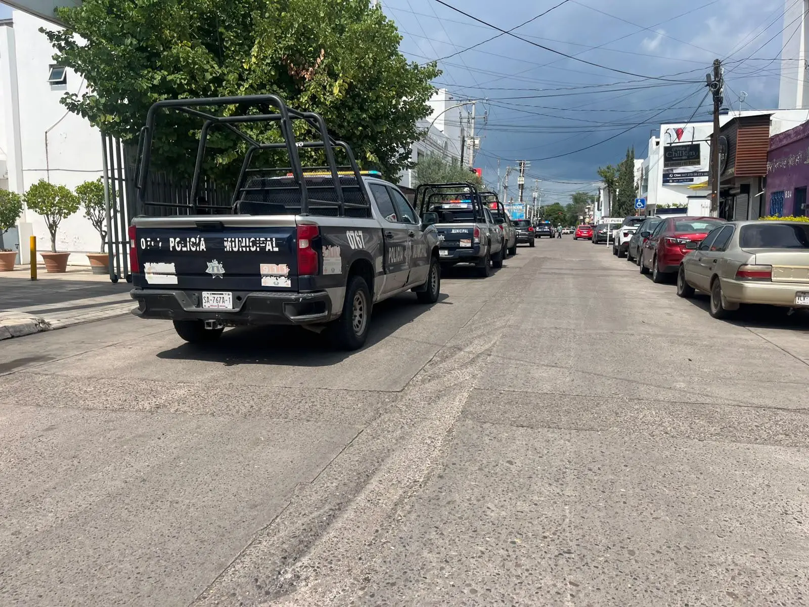 $!Hombre es herido de bala tras ataque armado en el Centro de Culiacán