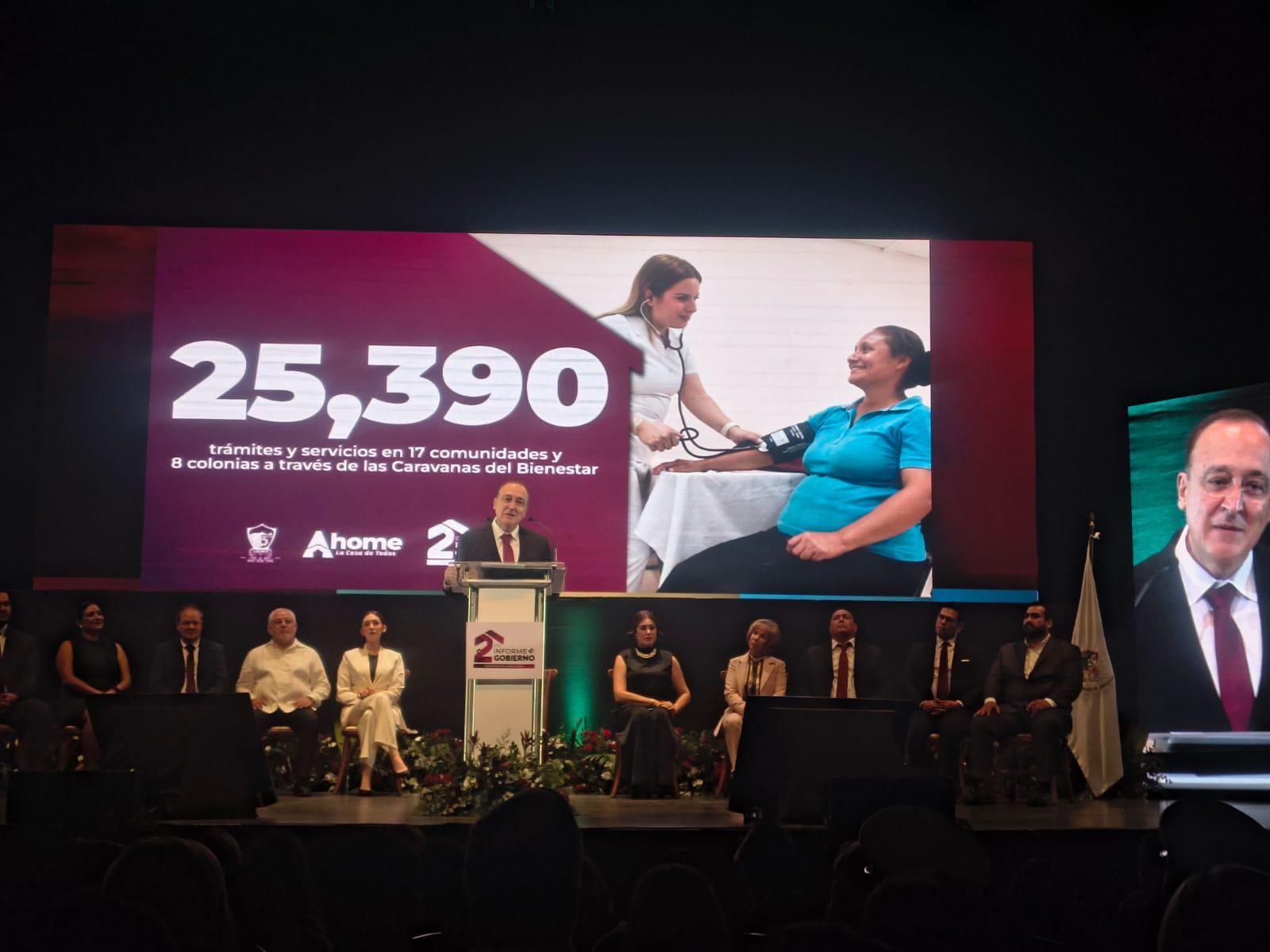$!Alcalde de Ahome rinde su Segundo Informe de Gobierno y reconoce retos pendientes en servicios públicos