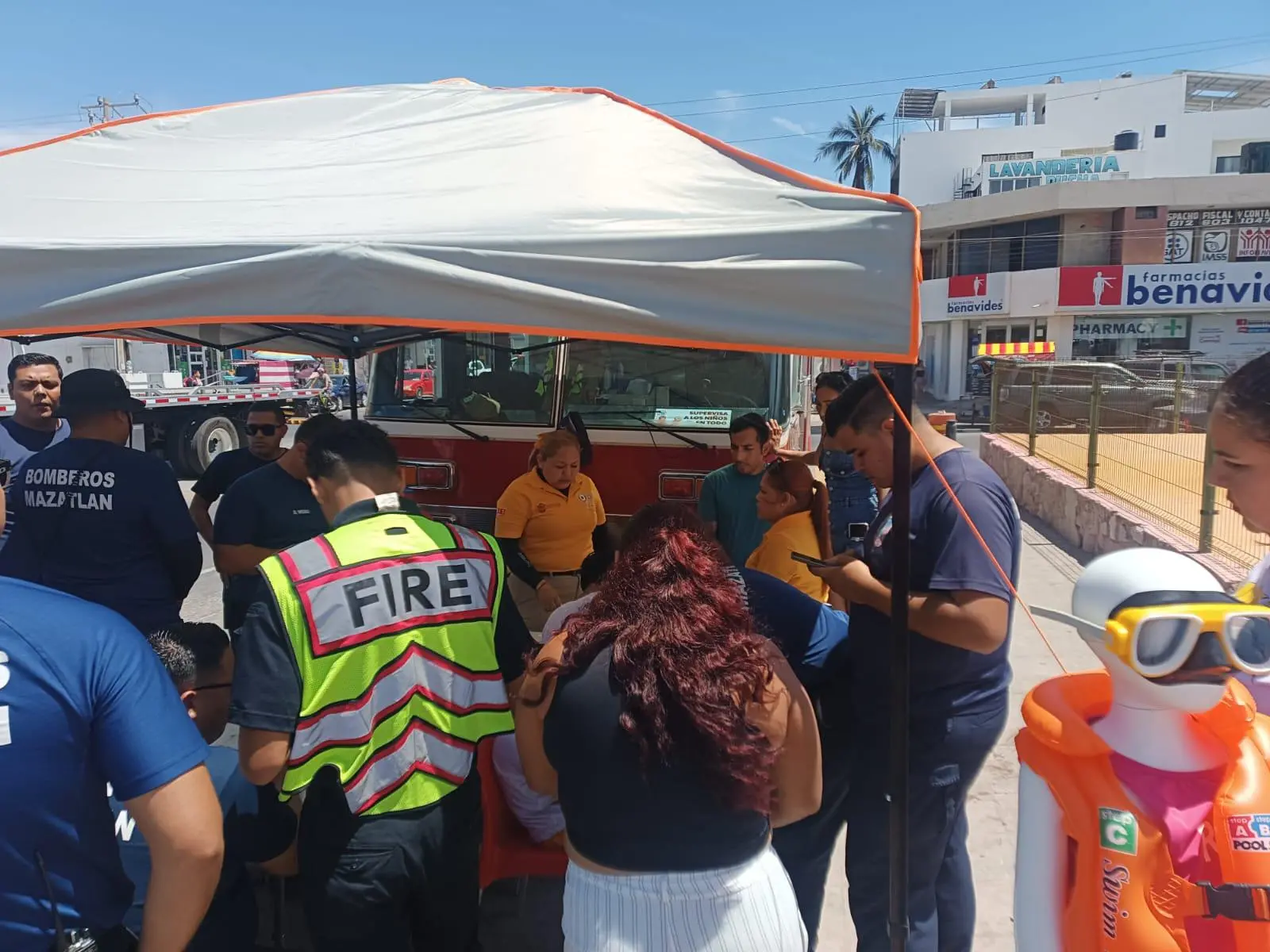 $!Continúa módulo de Bomberos Mazatlán atendiendo casos de picaduras de quemadores