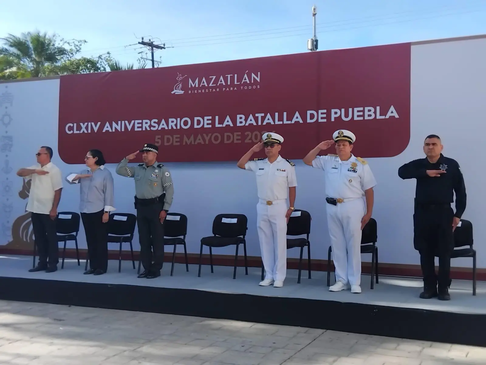 $!Celebran en Mazatlán aniversario de la Batalla de Puebla reiterando la defensa de la independencia, de la soberanía y de México