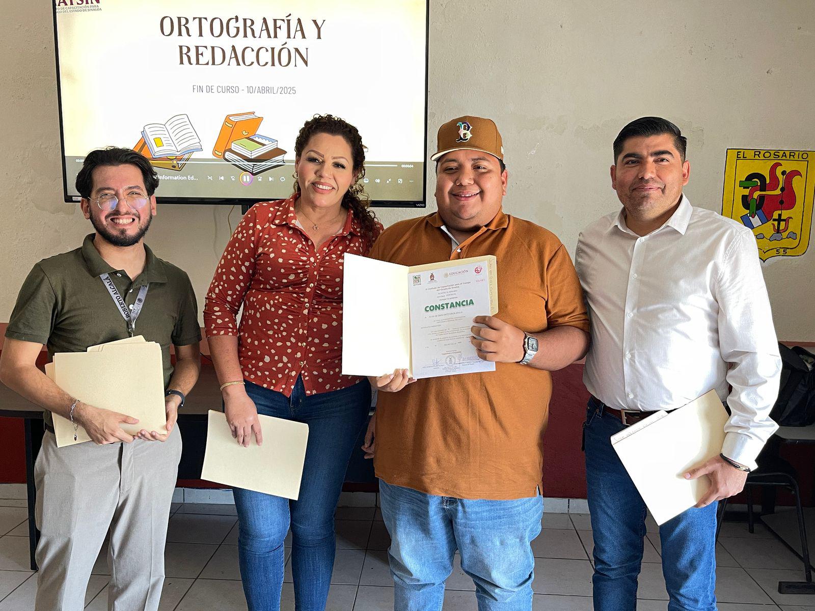 $!Capacitan a servidores públicos de Rosario en temas de ortografía y redacción