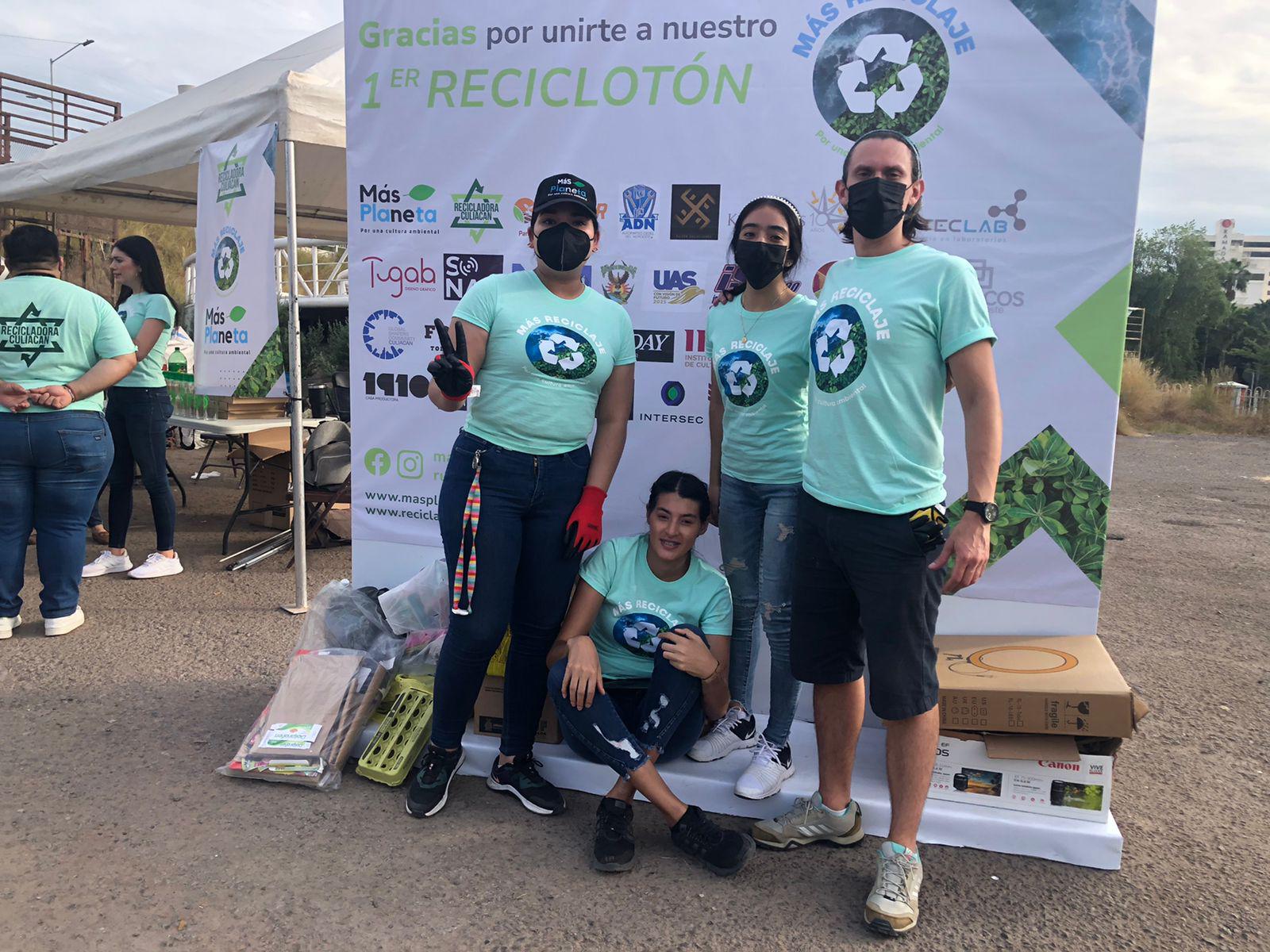 $!Realizan ‘Reciclatón’ en Culiacán; reciben más de 2 toneladas de desechos