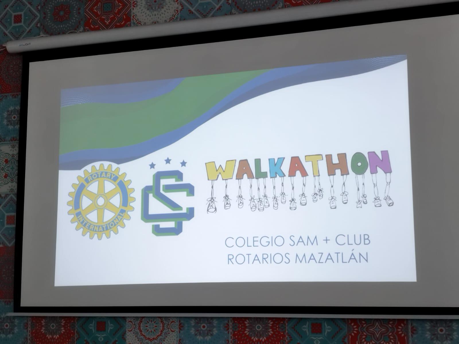 $!Club Rotario Mazatlán anuncia caminata altruista Walk-a-thon