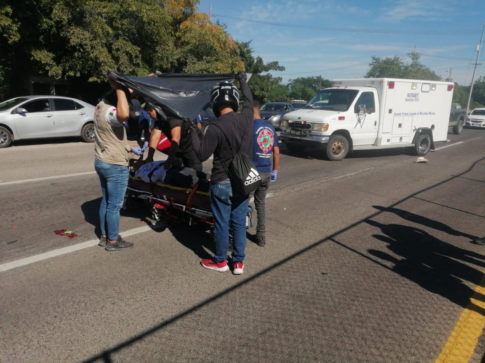 $!Muere adulto mayor tras ser atropellado en la Internacional, en Mazatlán