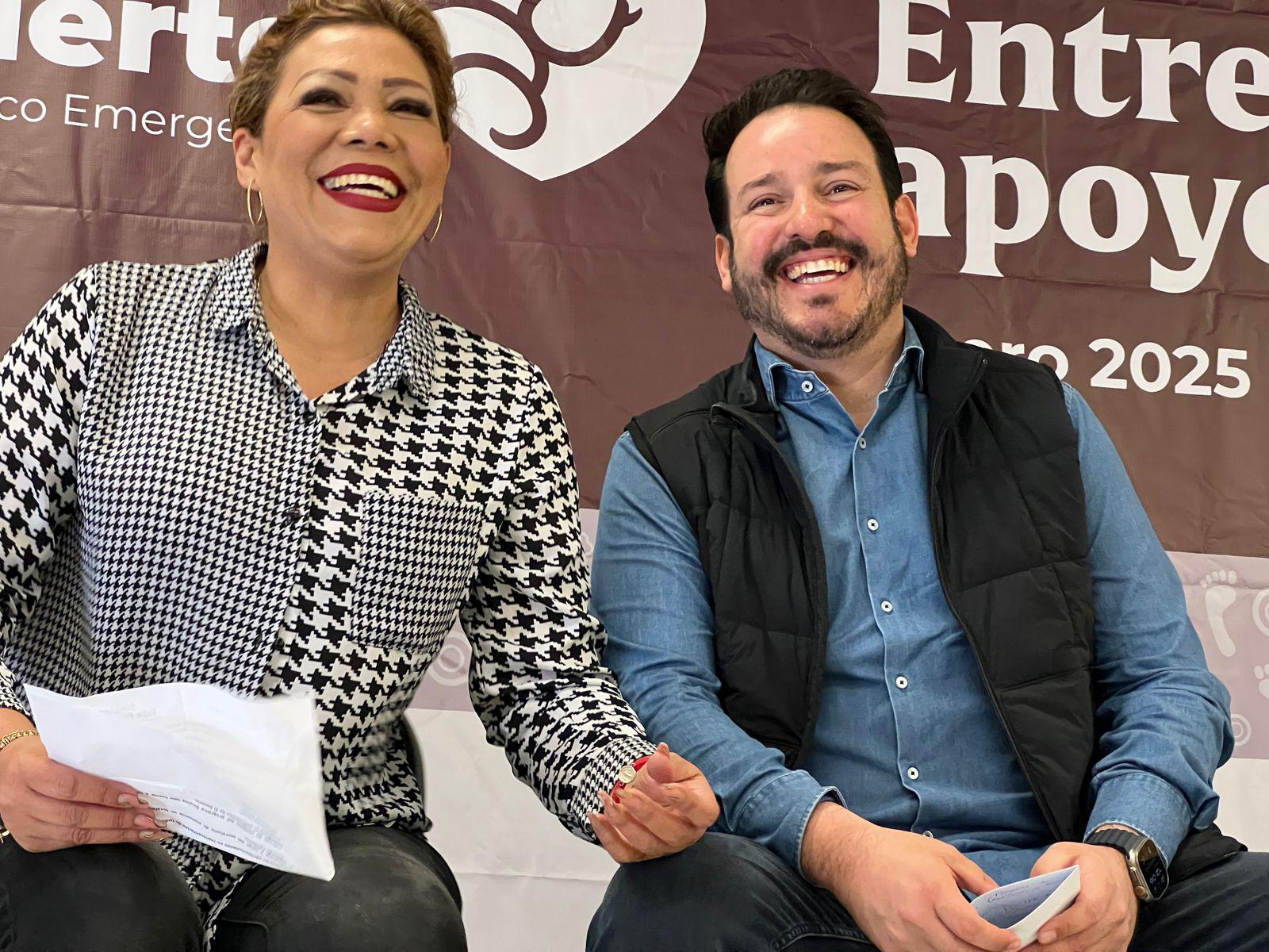 $!Comerciantes de Rosario reciben apoyos económicos del programa ‘Sinaloa late fuerte’