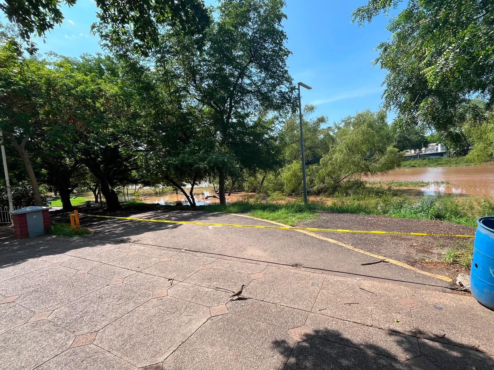 $!Cierran de forma preventiva Las Riberas y el Parque Acuático por aumento en el nivel del río