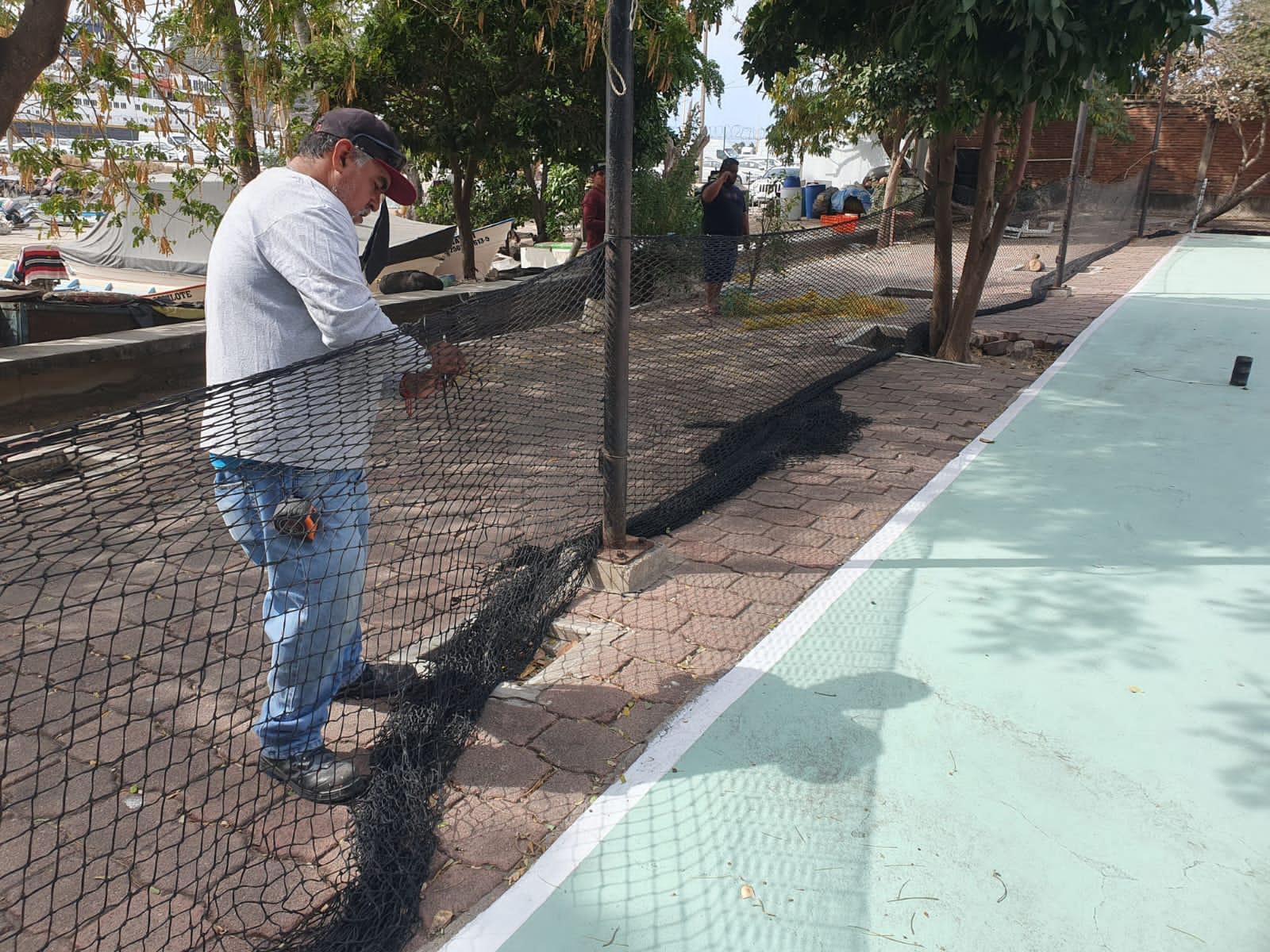 $!Rehabilitan cancha de usos múltiples de La Puntilla