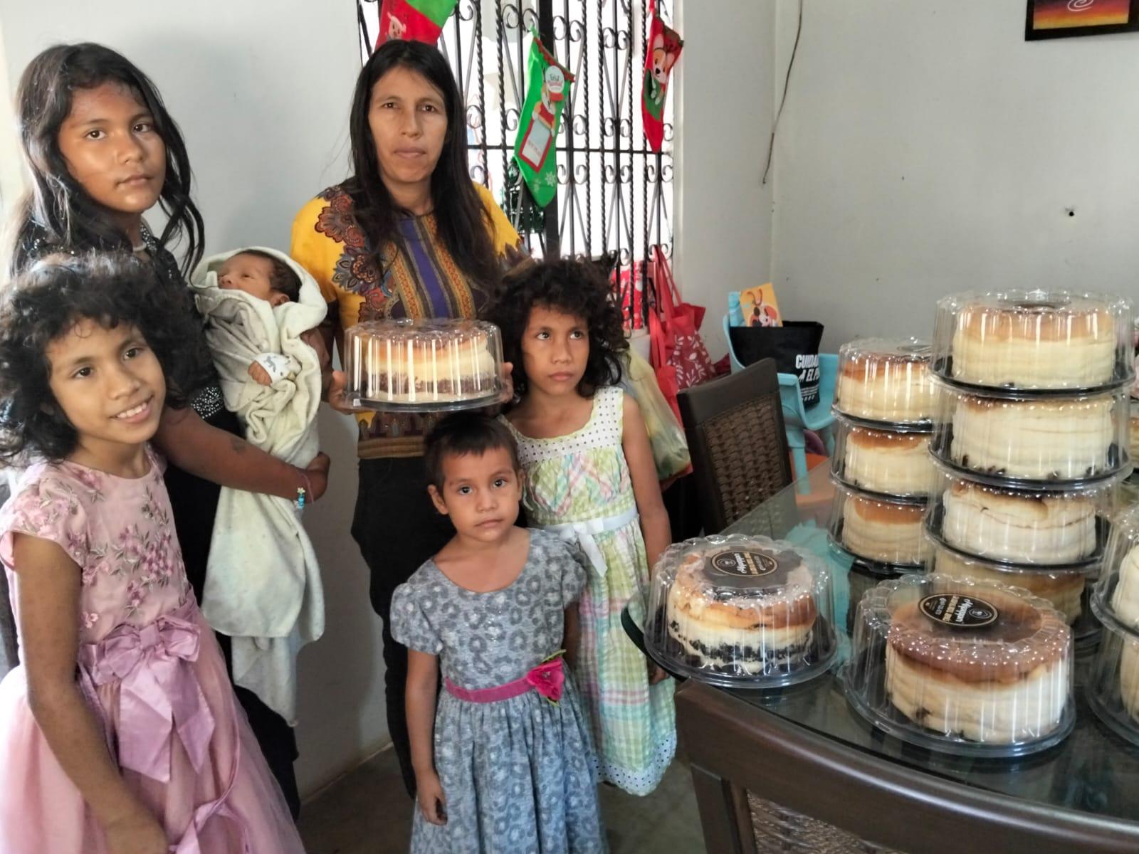 $!Lleva Nadia un bocado de felicidad en plena Navidad