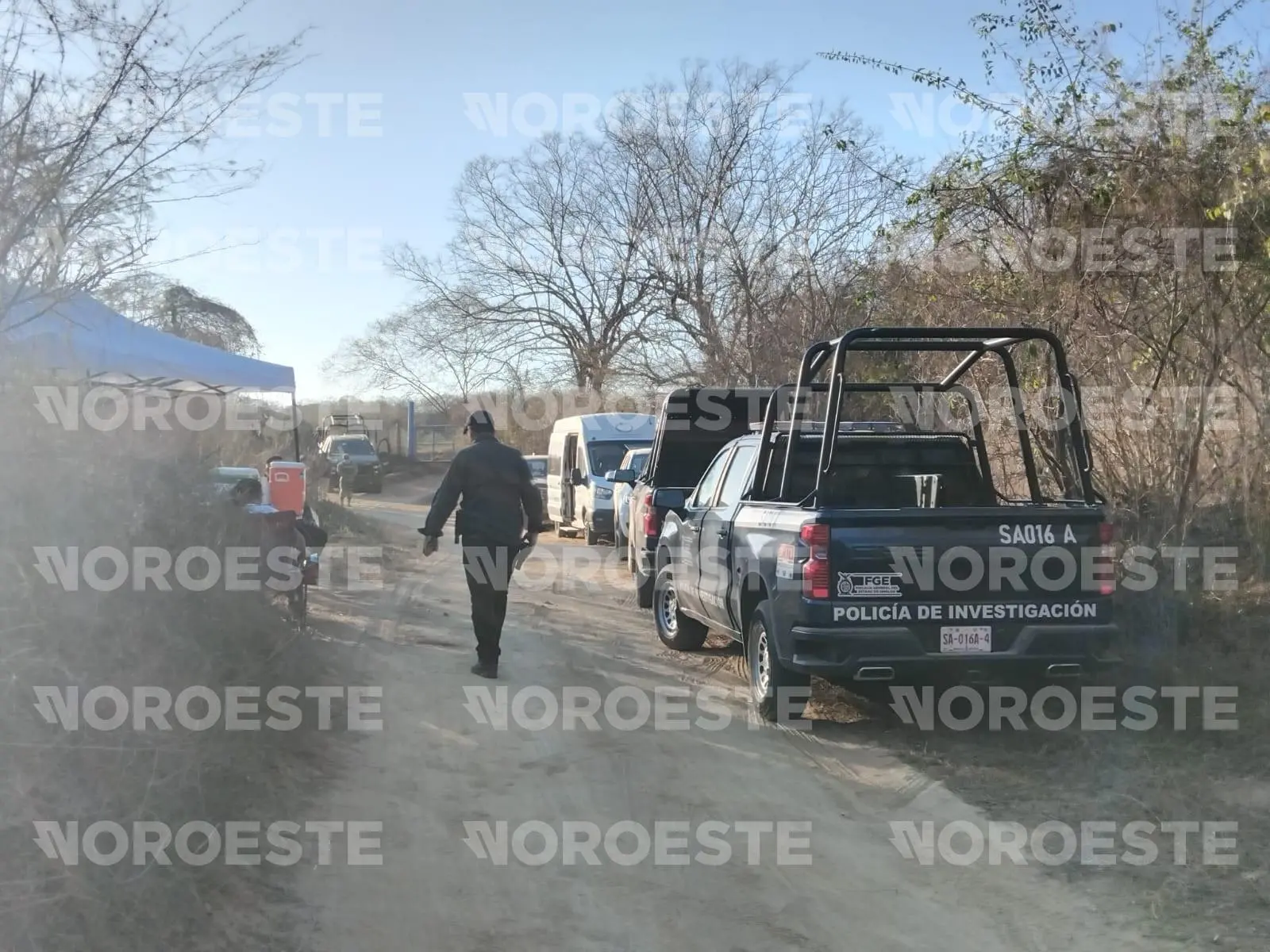 $!Realiza Fiscalía de Sinaloa búsqueda en nueva posible fosa clandestina en inmediaciones de El Verde, Concordia; encuentran un cuerpo