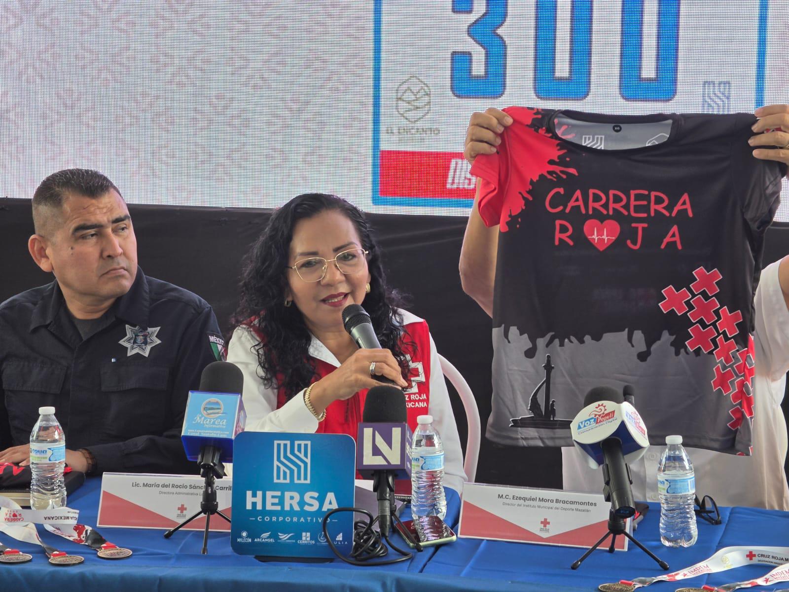 $!Festejará Cruz Roja el Día del Padre con su tradicional Carrera Roja sobre el malecón