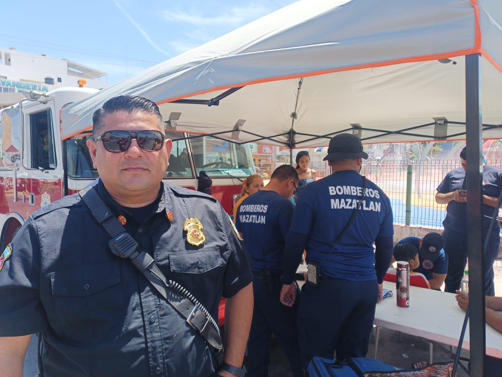 $!Continúa módulo de Bomberos Mazatlán atendiendo casos de picaduras de quemadores