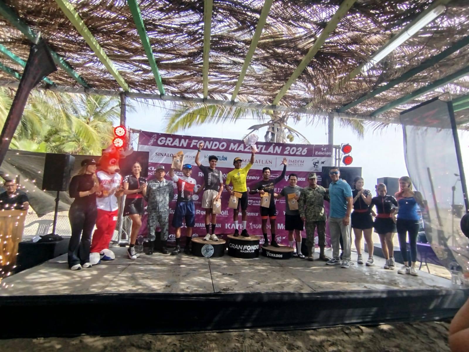 $!Dinastía Romero brilla en el Gran Fondo Mazatlán 2026