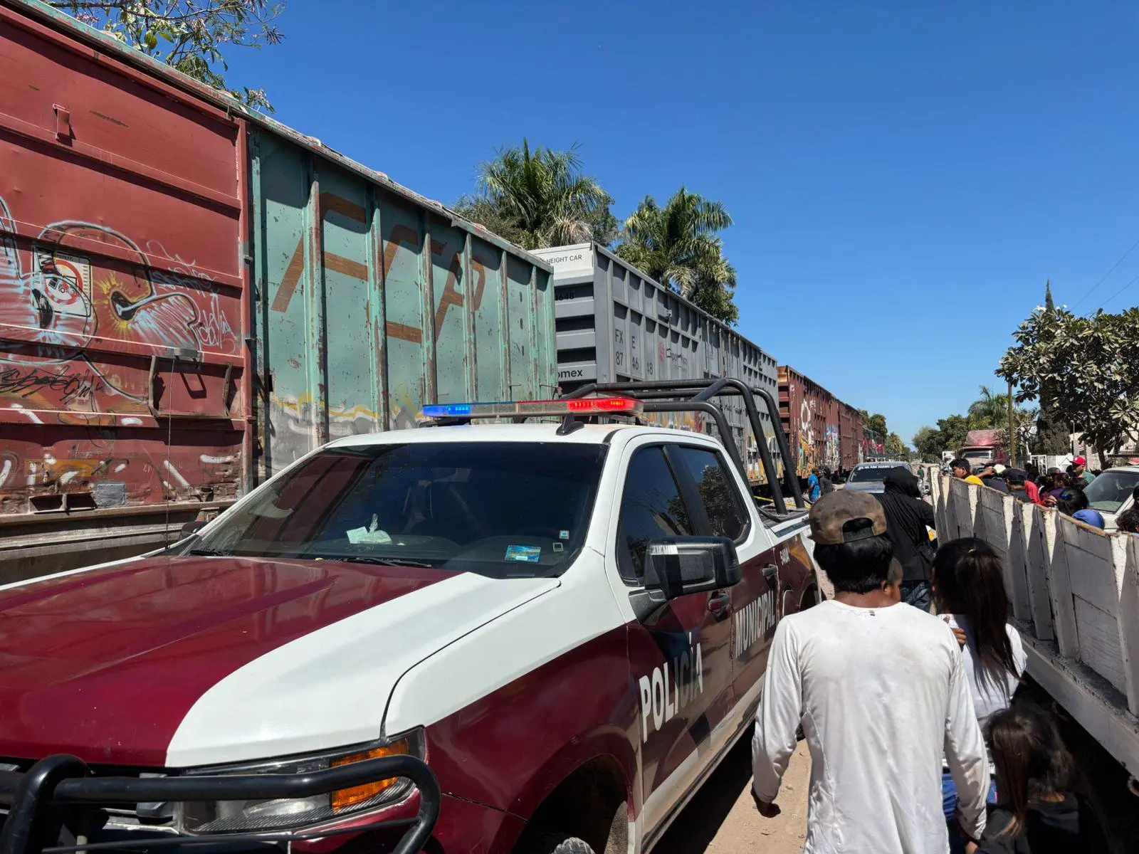 $!Muere mujer jornalera tras ser embestida por el tren en el Campo 35