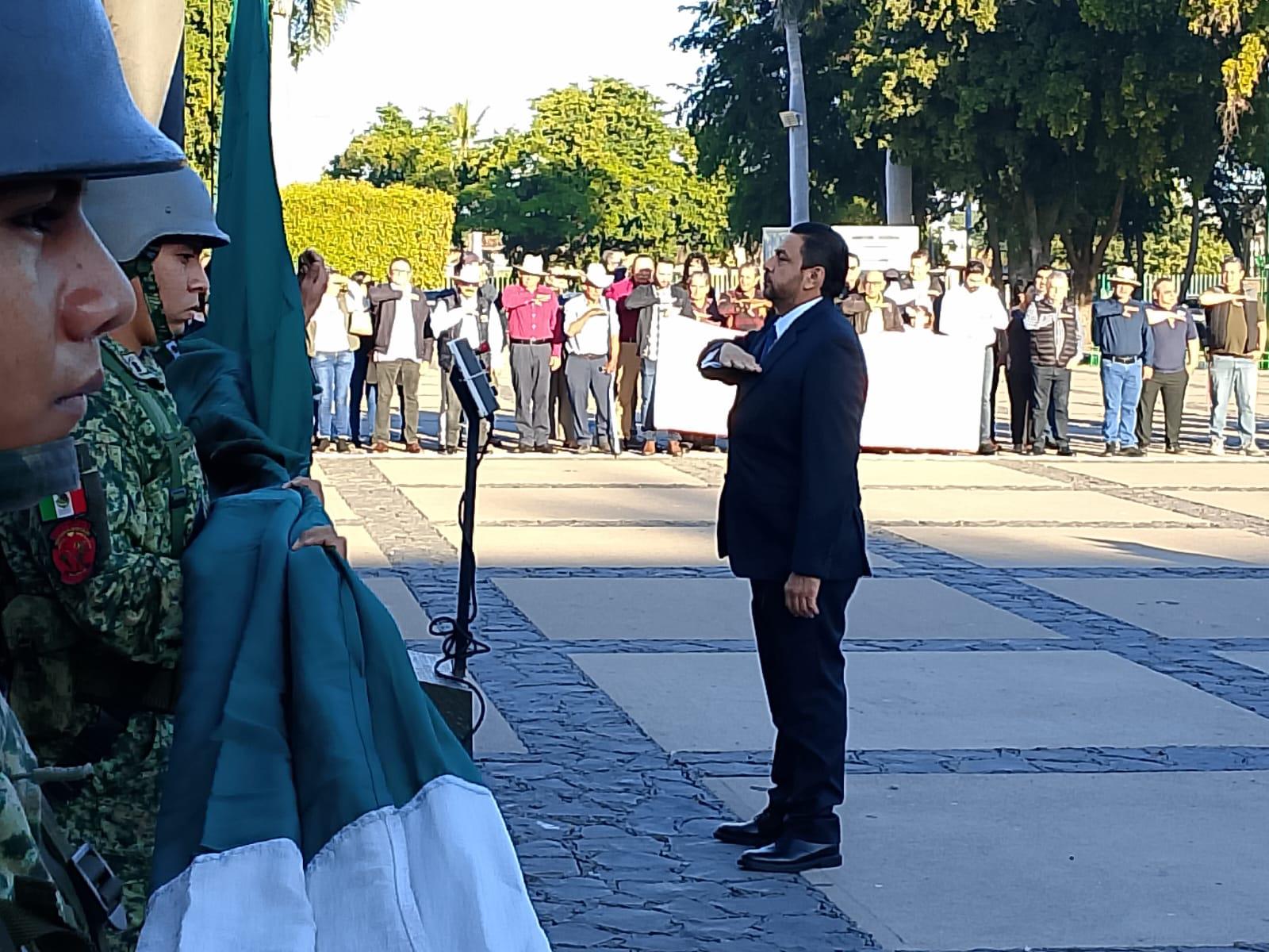 $!Autoridades civiles y militares conmemoran el 111 aniversario de la Ley Agraria, desde Sinaloa