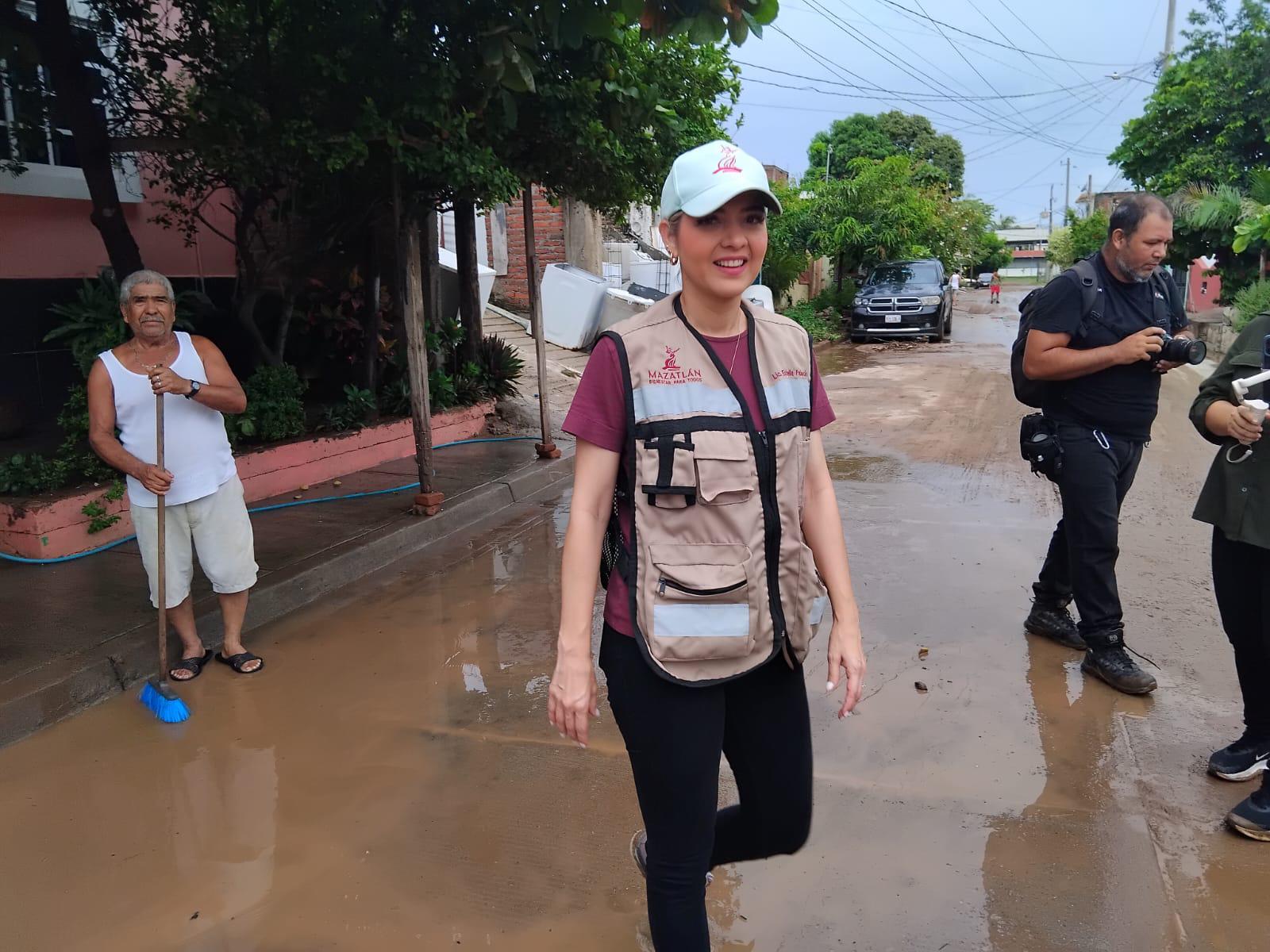 $!Resultan 13 colonias afectadas en Mazatlán por lluvias y actividad eléctrica