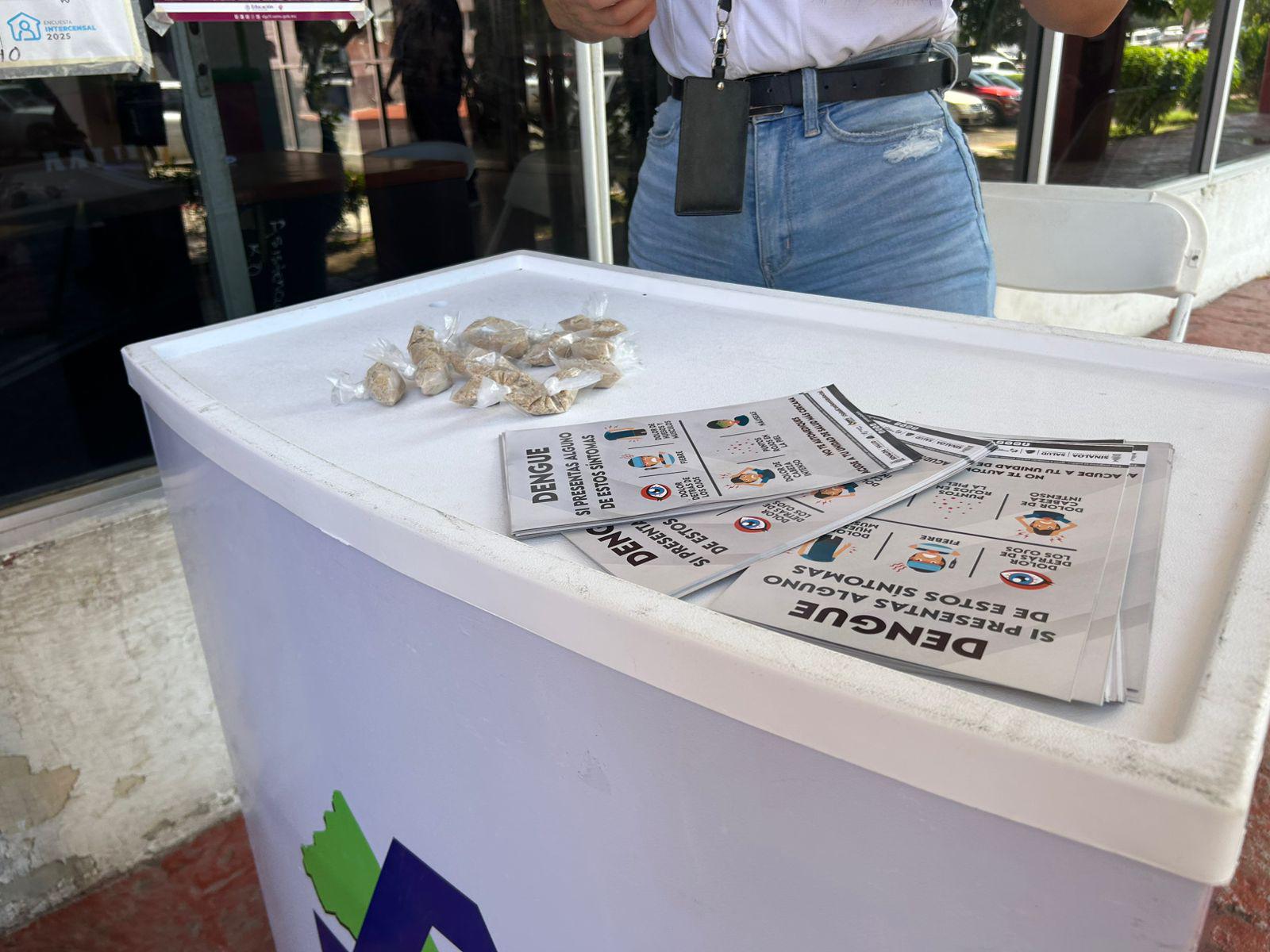 $!Se suma Mazatlán a la campaña estatal de prevención del dengue con módulos de abate