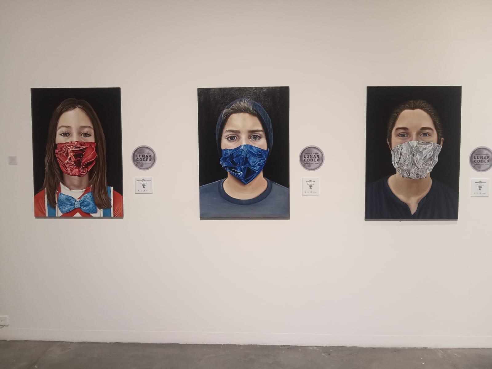 $!Estas tres obras forman parte Lunar Codex, arte que va a la superficie de la luna.