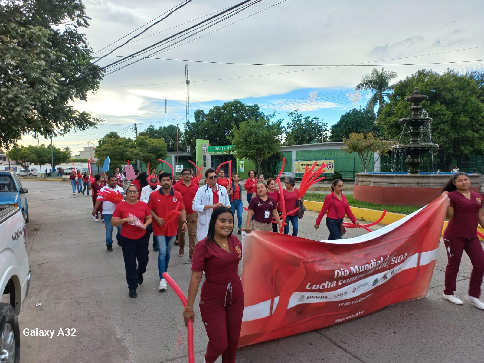 $!Personal de Salud sale a las calles de Rosario en el Día Mundial de la lucha contra el SIDA