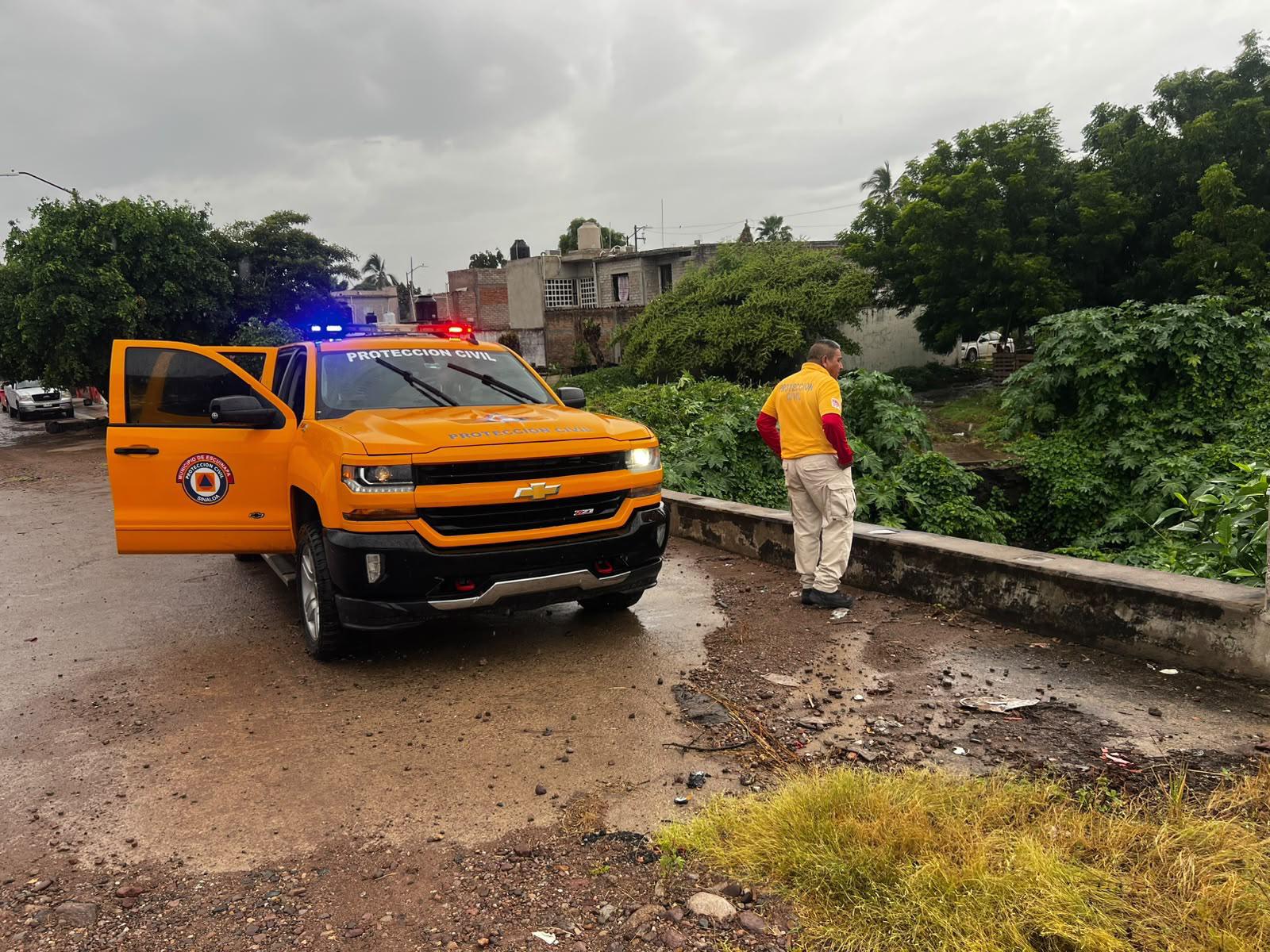 $!Lluvias por tormenta Vance continuarán durante miércoles y jueves: Protección Civil Escuinapa