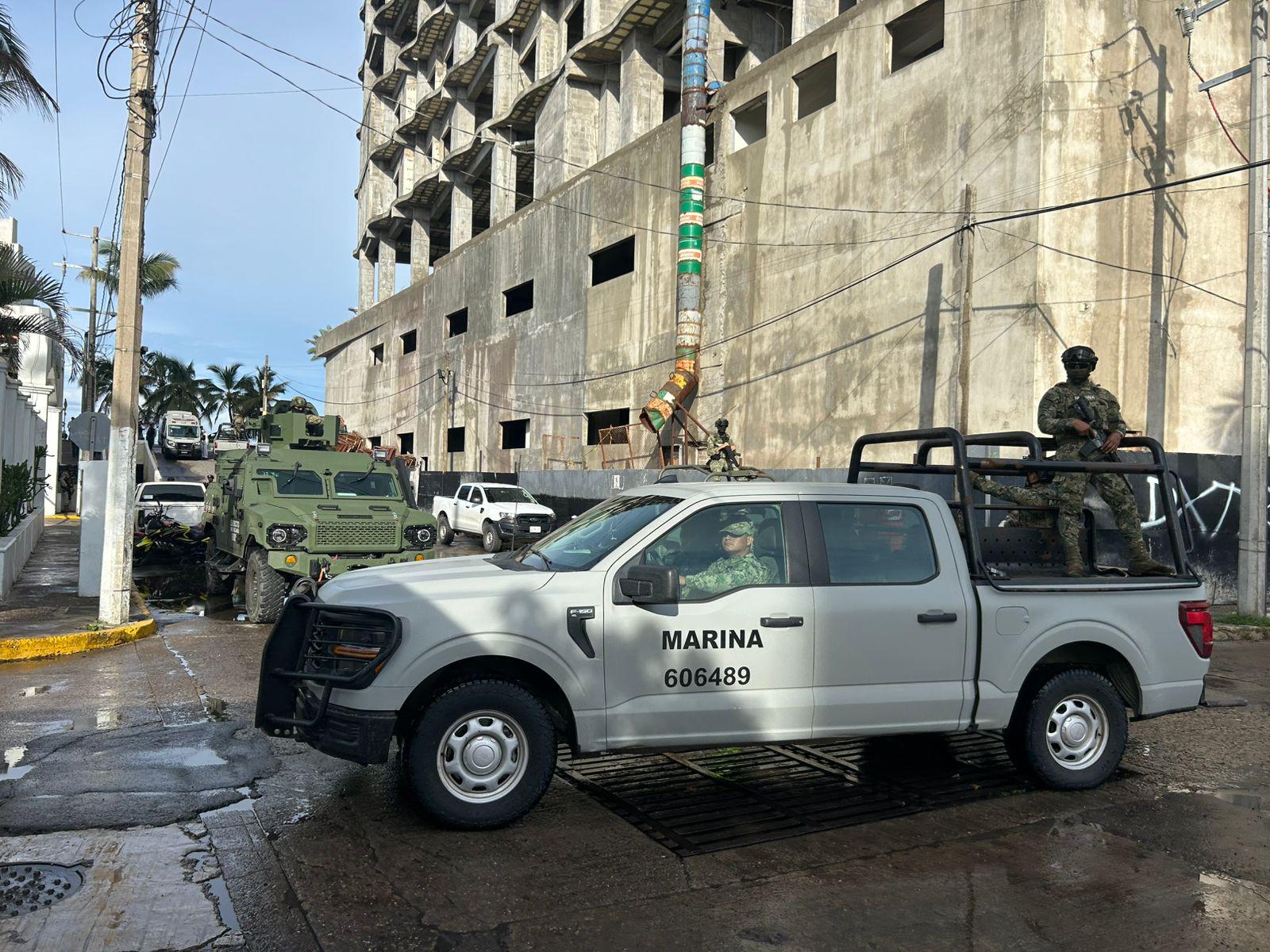 $!Con presencia militar y policial se prepara desfile cívico por la Independencia de México en Mazatlán