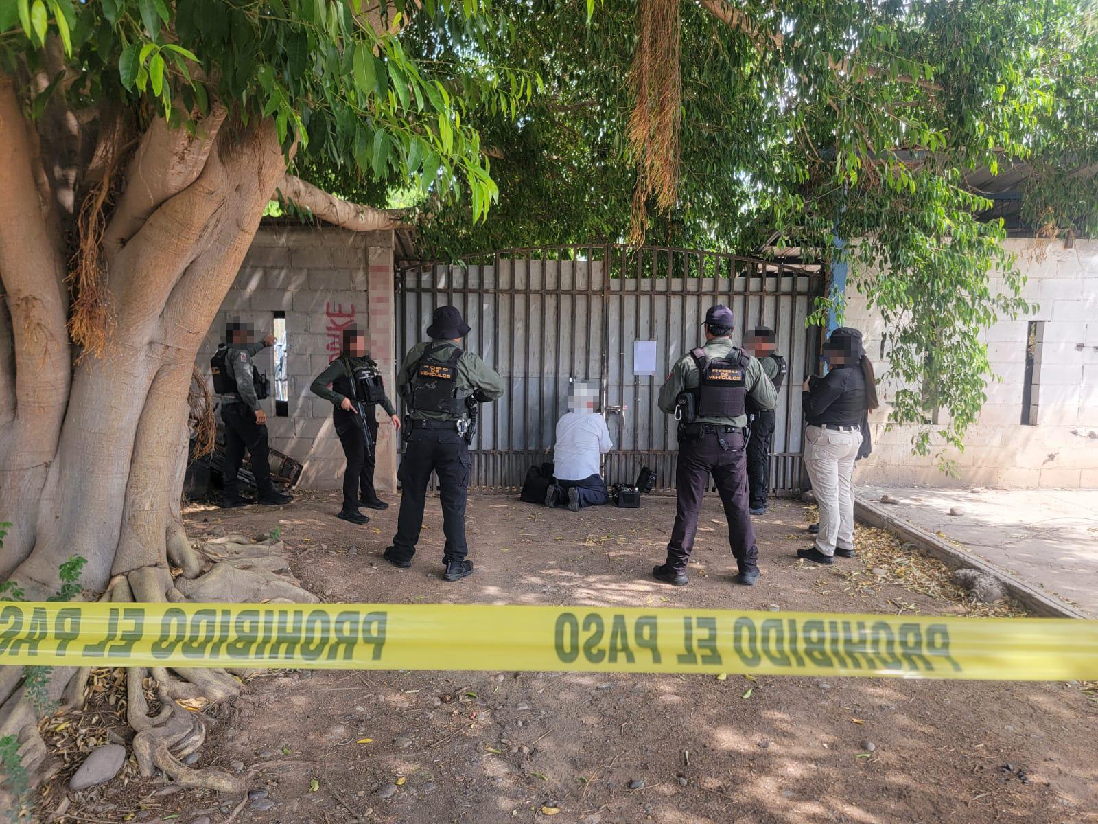 $!Fiscalía desmantela yonke de autopartes robadas y detiene a presunto responsable, en Culiacán