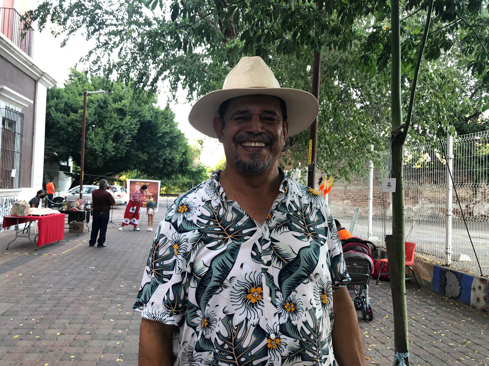 $!José Alfonso Flores Carrasco, conocido como el payaso Mosquito, fundador de Paseo de las Artes.