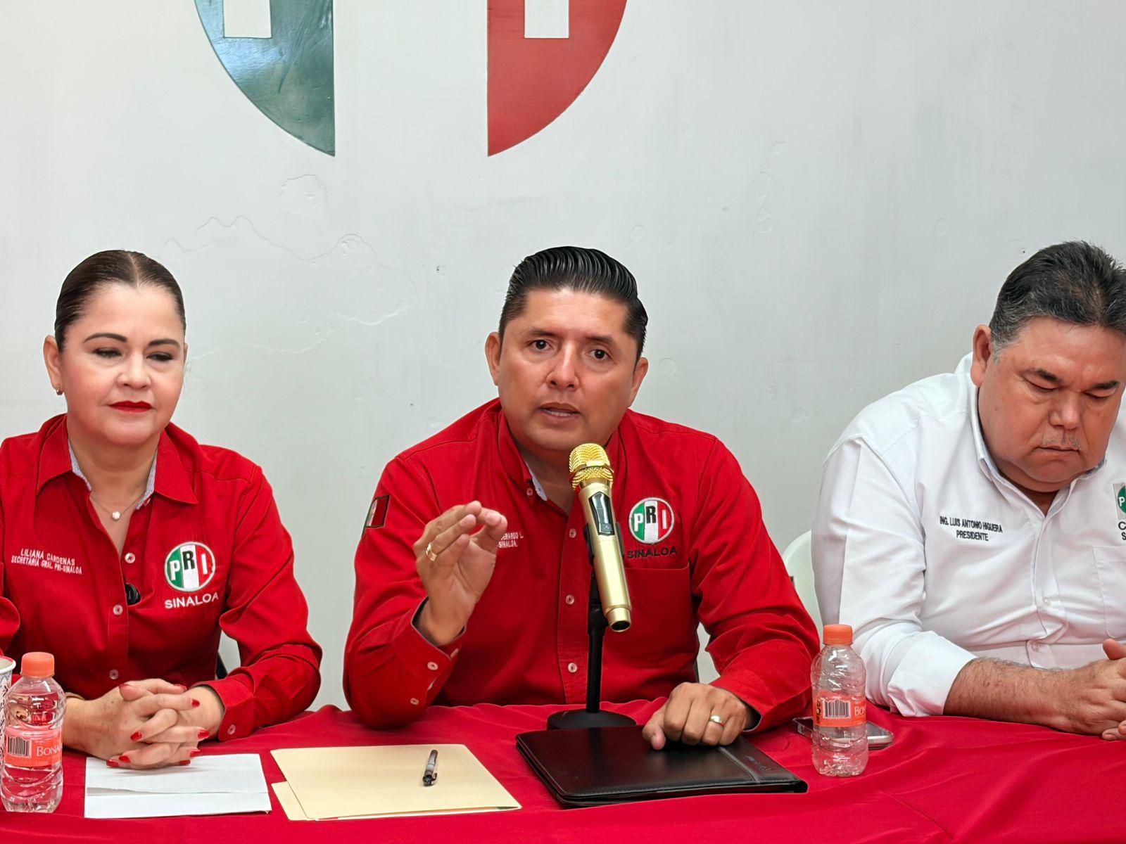 $!Gobiernos de Morena niegan la realidad ante crisis de desapariciones: PRI Sinaloa