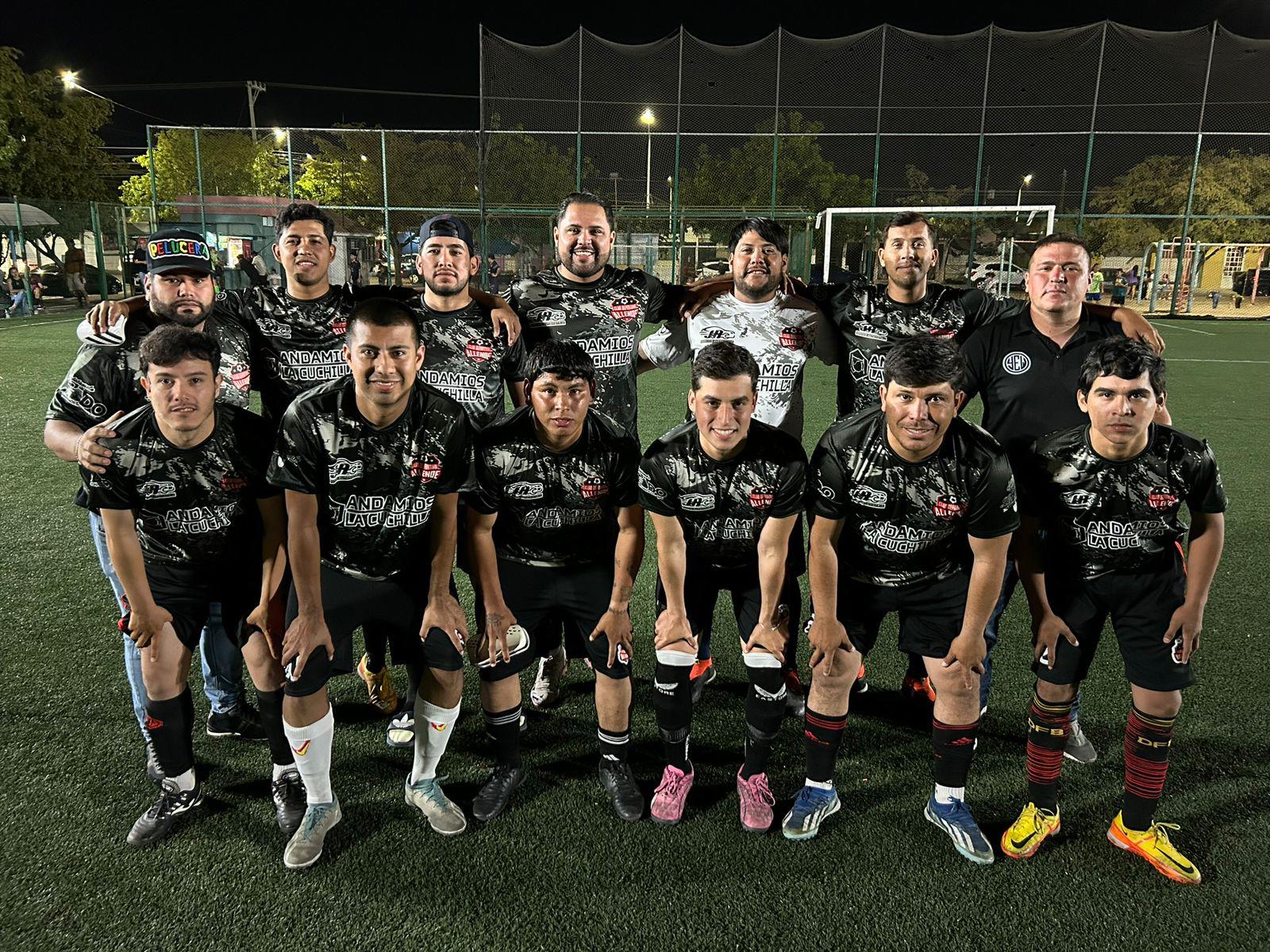 $!Federales golea a Los Adobes, en cancha Burócrata del Torneo Intercanchas