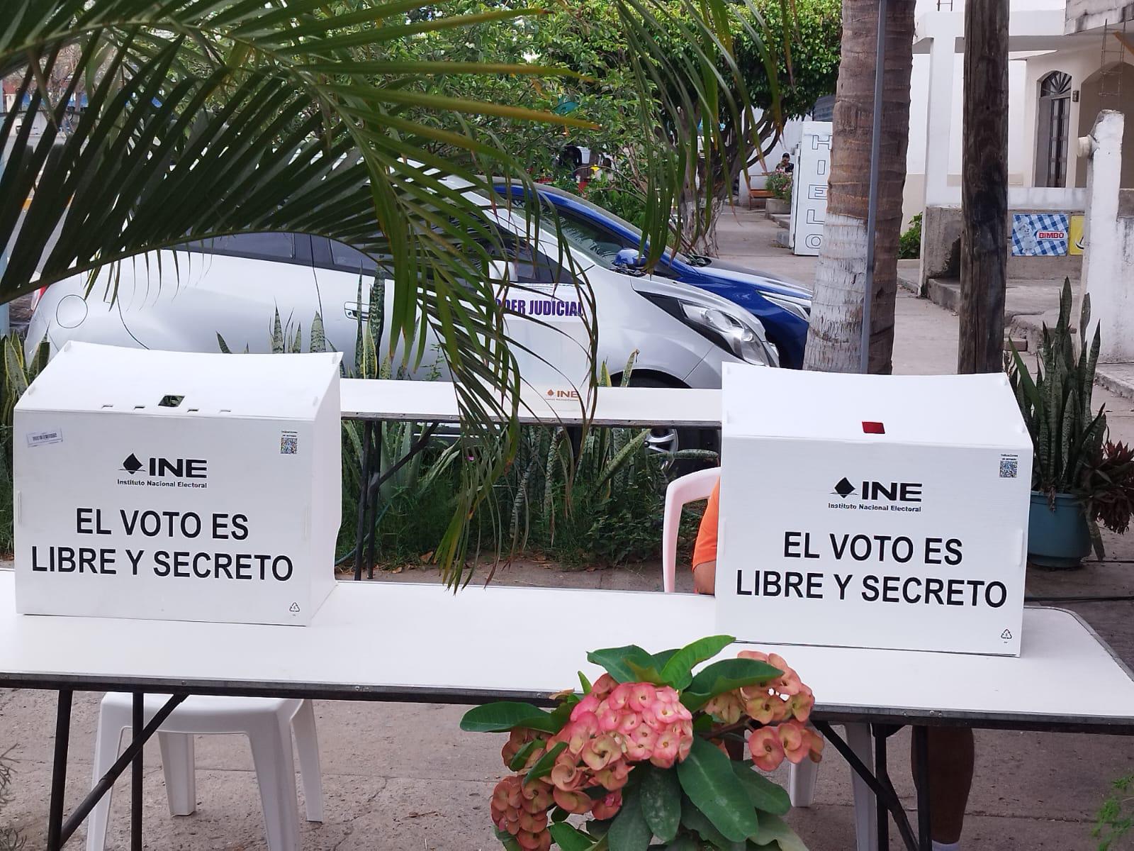 $!Instalan puntual casilla en Infonavit Jabalíes, en Mazatlán