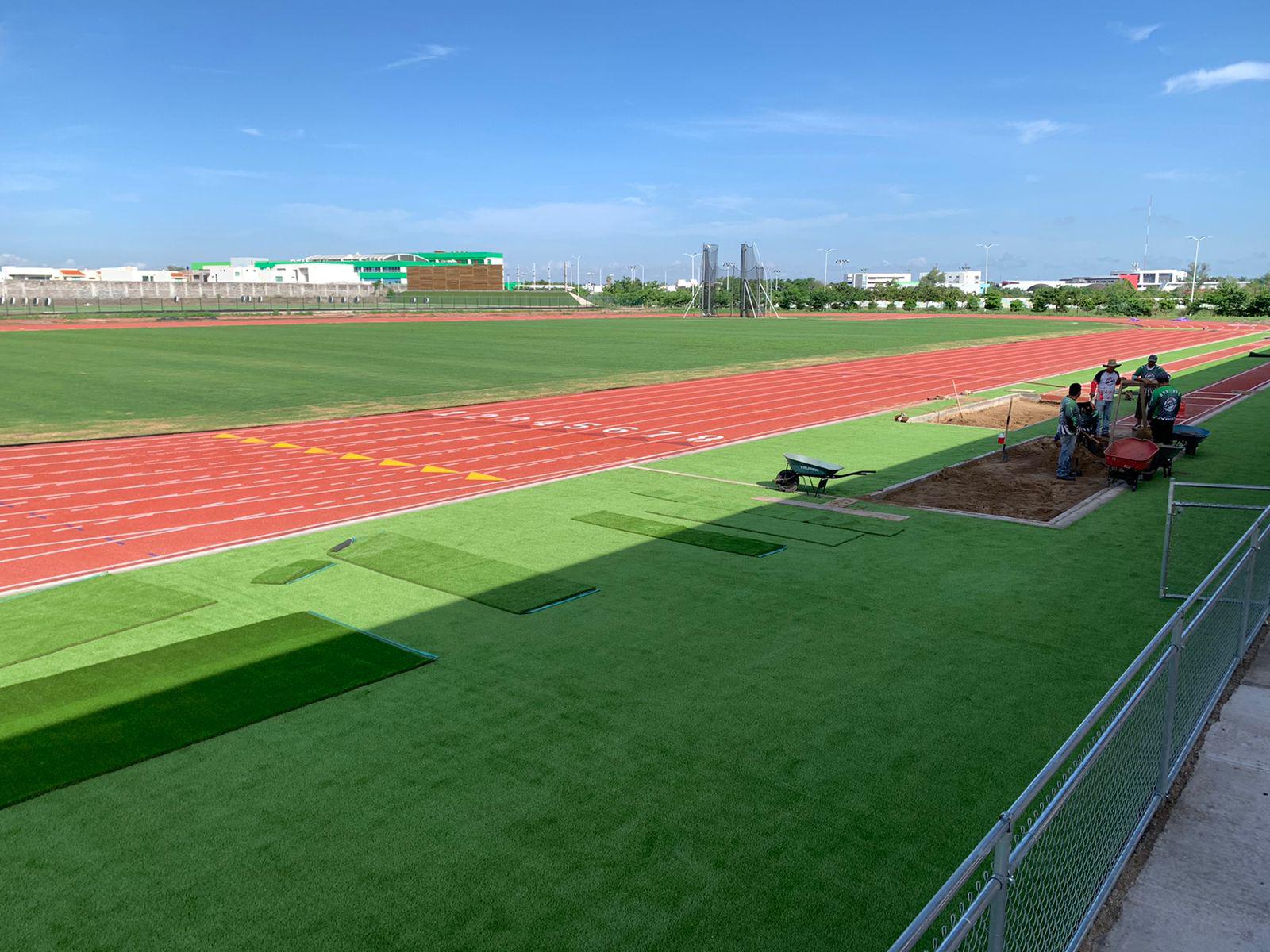 $!Gradas quedan listas en Centro de Atletismo de Culiacán
