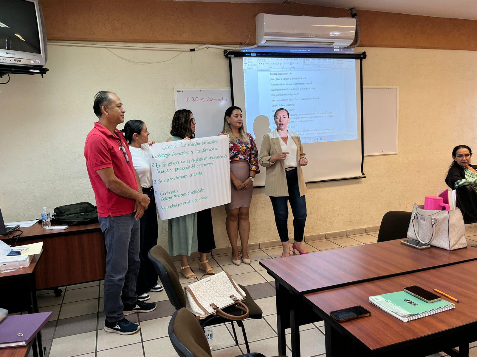 $!Docentes de la UAS en el sur de Sinaloa reciben capacitación sobre liderazgo en el aula