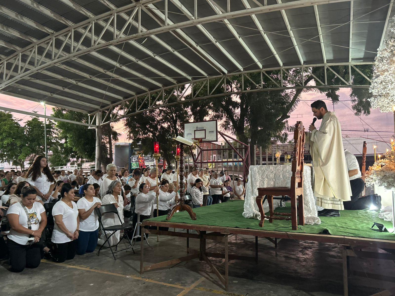 $!Organizan misa en plazuela de Aguaruto por desaparición de su síndico