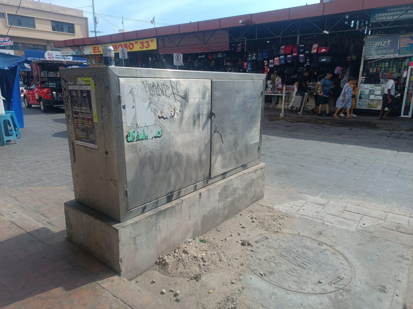 $!Comerciantes de la Melchor Ocampo temen afectaciones por electrificación del mercado Pino Suárez