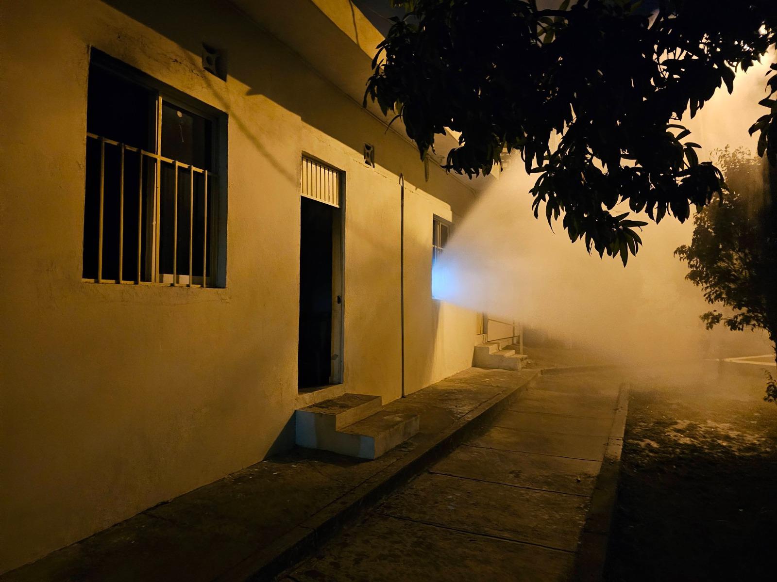 $!Se incendia salón del templo del fraccionamiento Los Portales, en Mazatlán