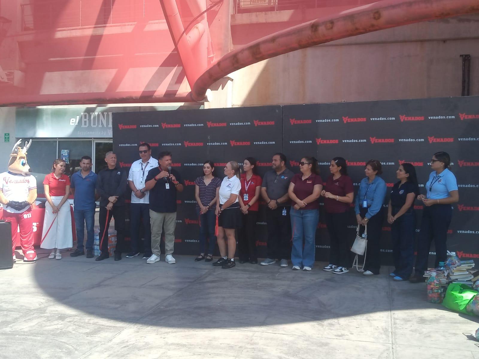 $!Venados de Mazatlán y la sociedad civil unen fuerzas a favor de Casa Valentina